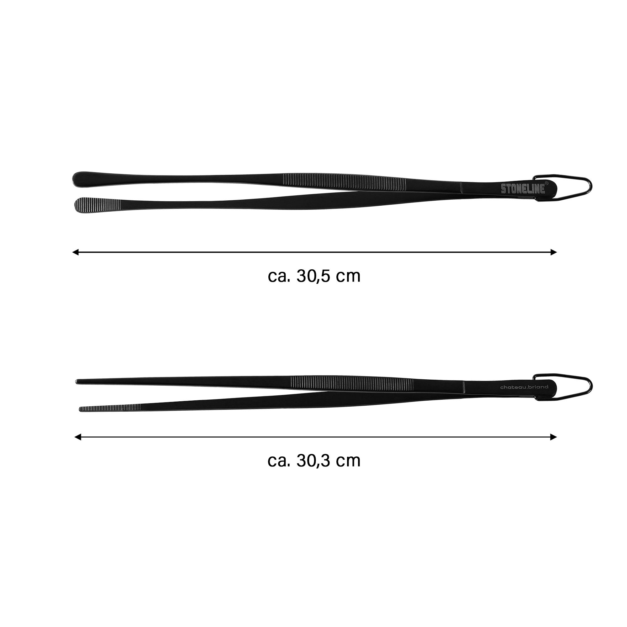 Pince de cuisine 30,5 cm Set de 2 pièces | Acier inoxydable