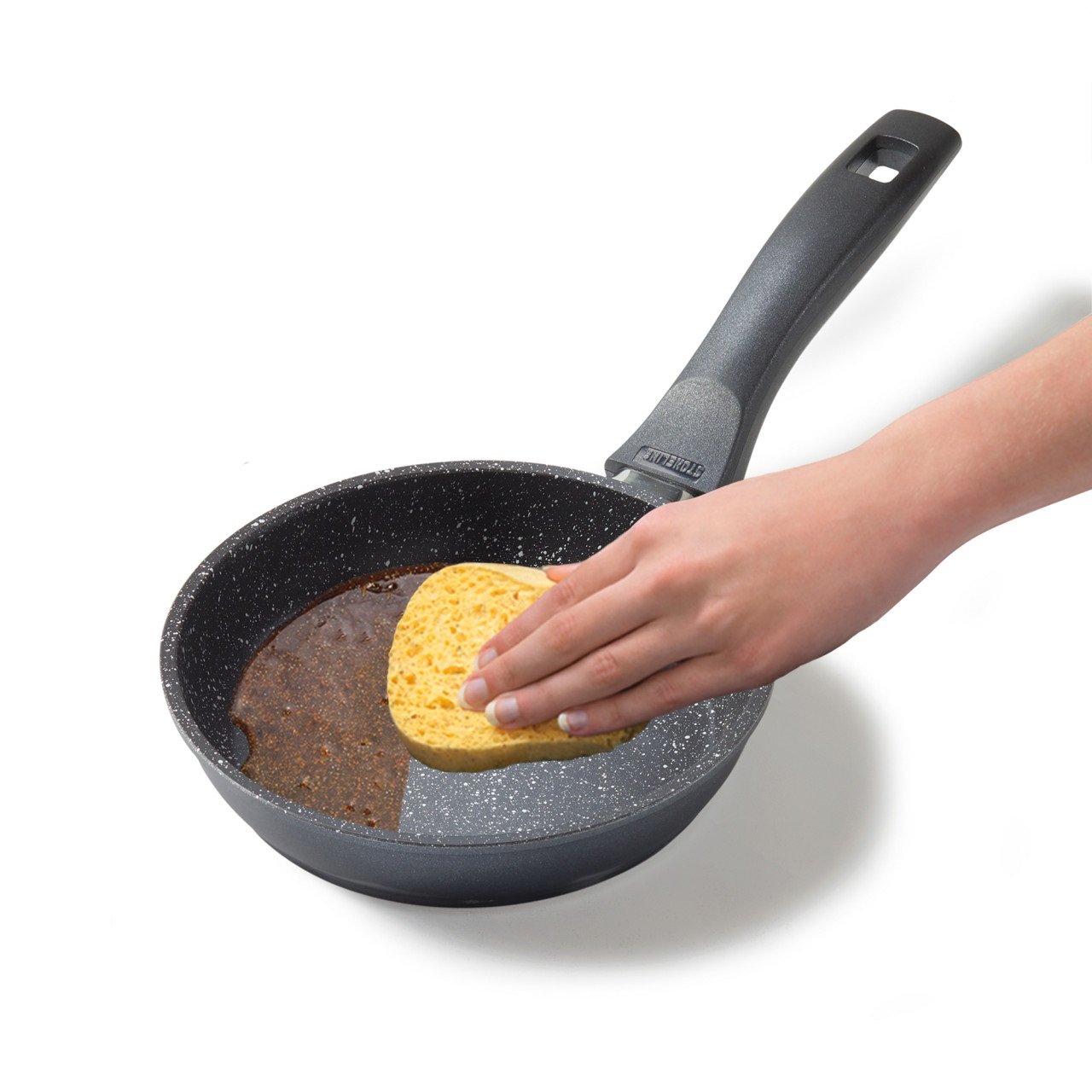 STONELINE® sartén 16 cm, sartén antiadherente para tortillas, apta para horno e inducción