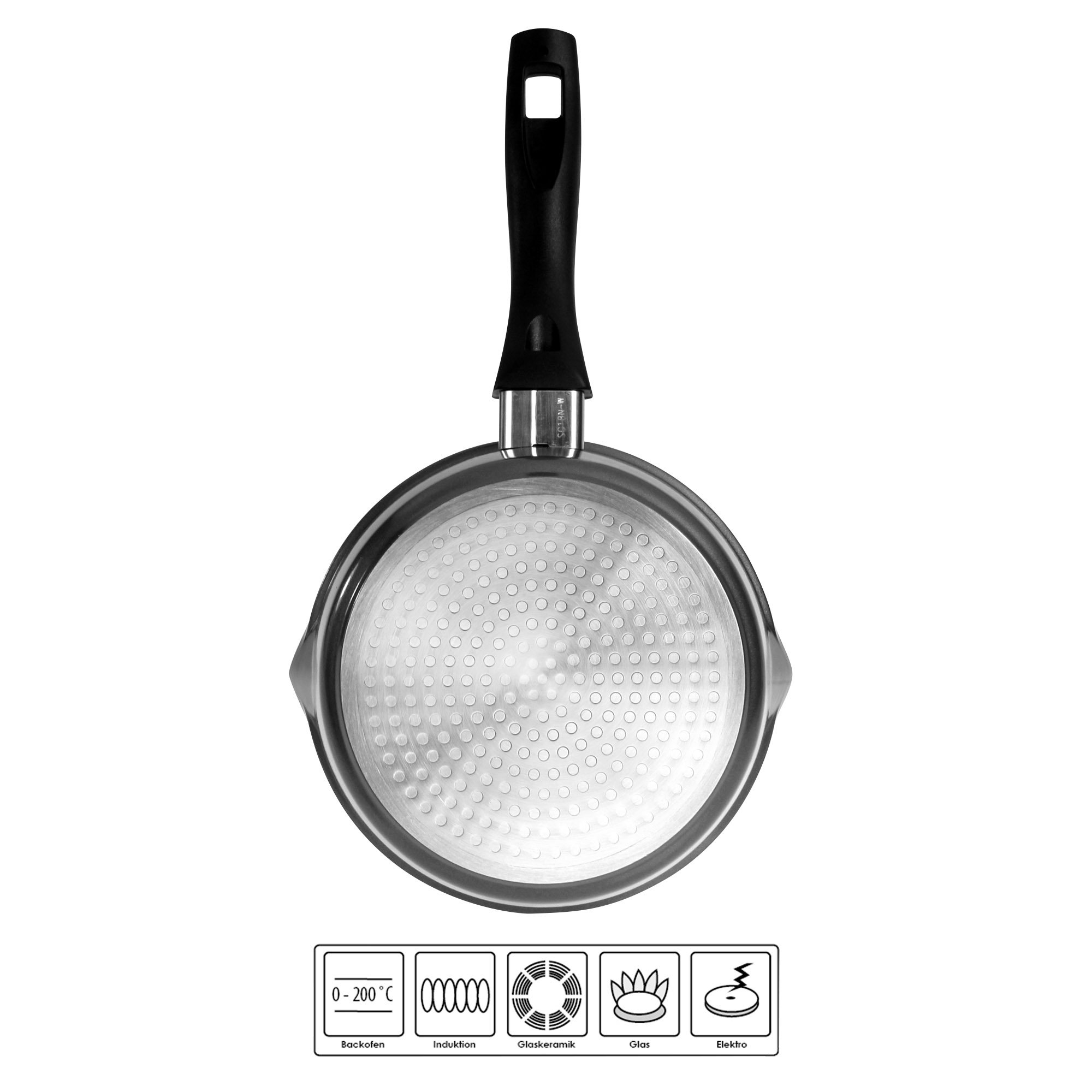 STONELINE® Saucepan 18 cm, with glass lid, non-stick coating, suitable for induction