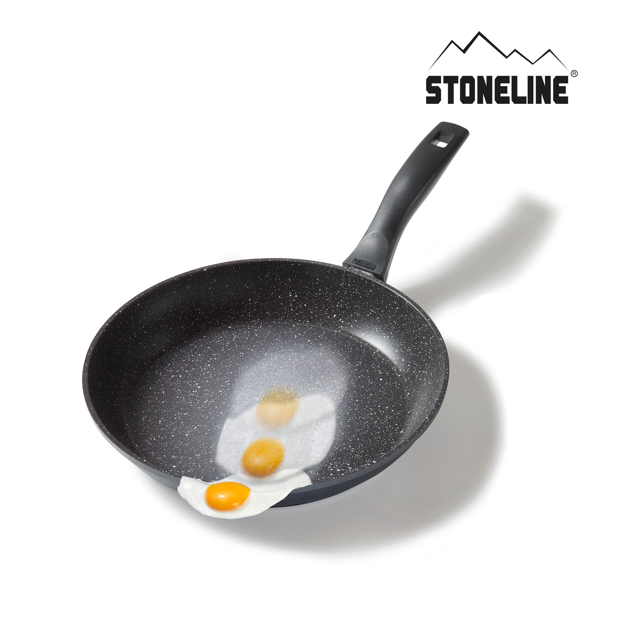 STONELINE® Kochgeschirr-Set 8-teilig mit Deckeln, beschichtete Töpfe & Pfannen Induktion geeignet