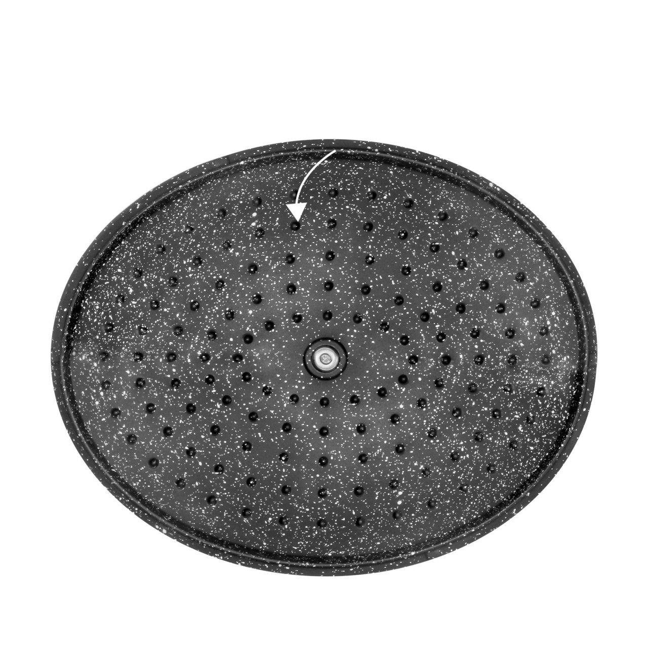 STONELINE® Casseruola Ovale 32 cm, Rostiera Cocotte Coperchio, Antiaderente | Ciliegia