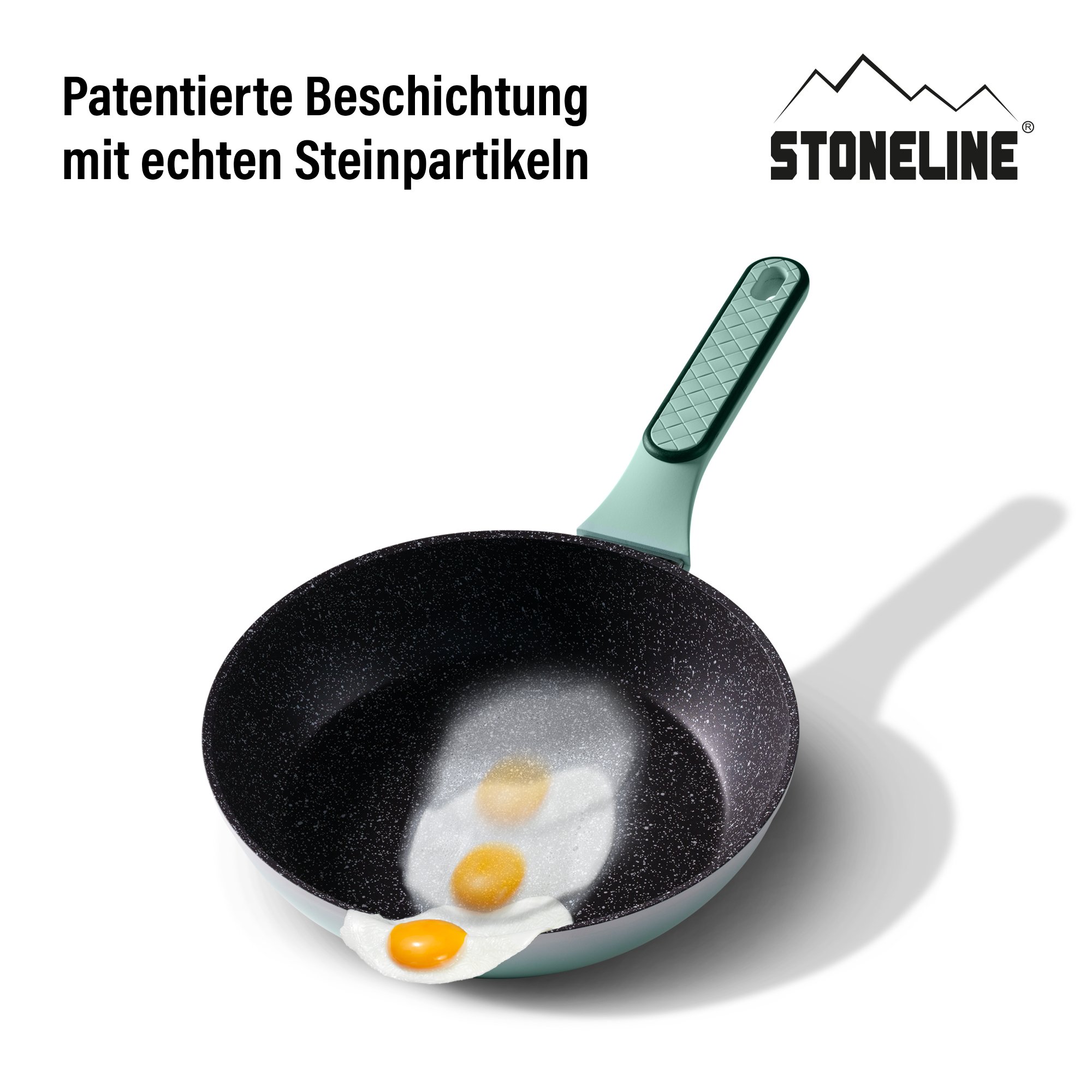STONELINE® 11 pc Cookware Set, with Lids and Felt Protectors, Non-Stick Pots & Pans
