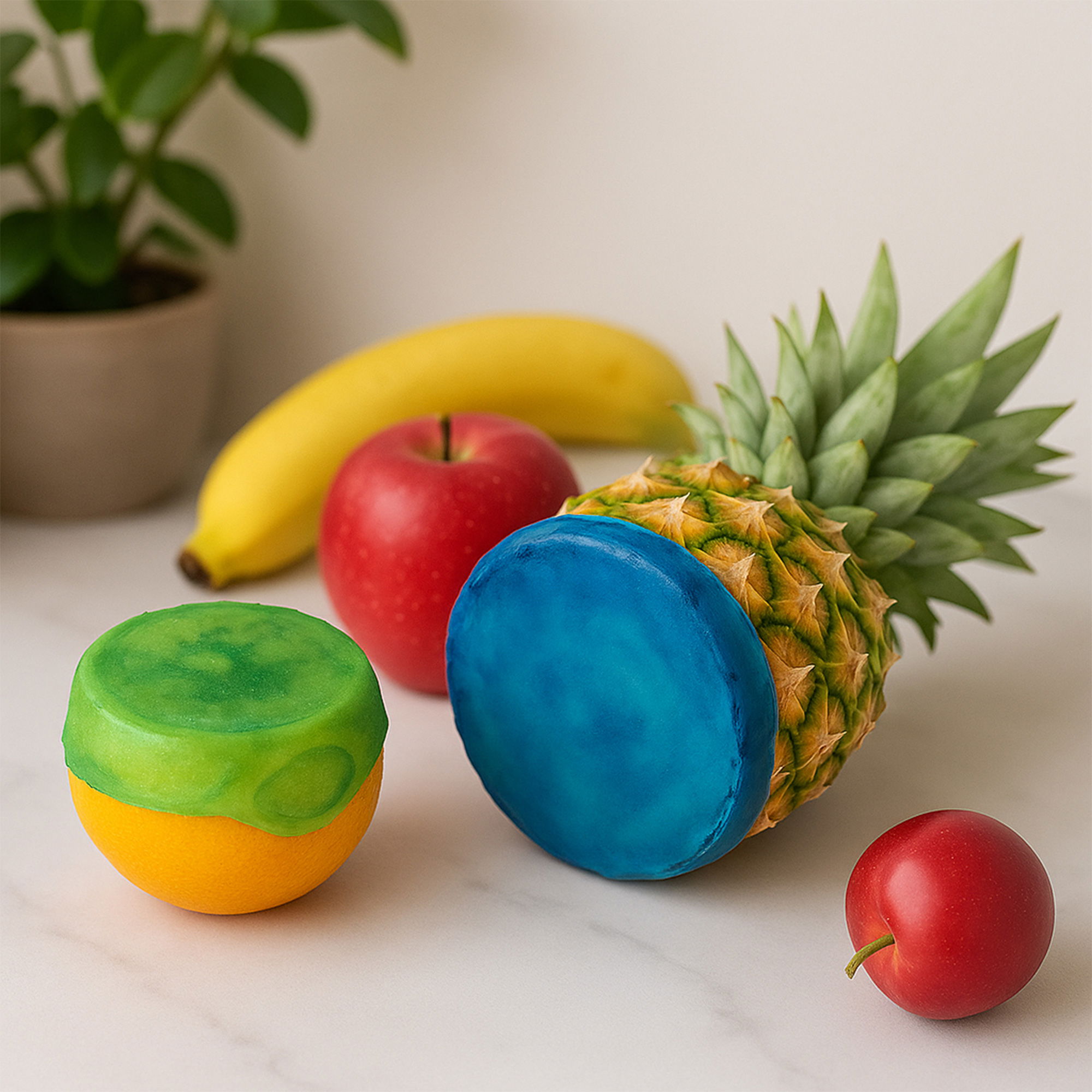 Silicone Stretch Lids 4.5/7/11/ 14 cm Set of 4