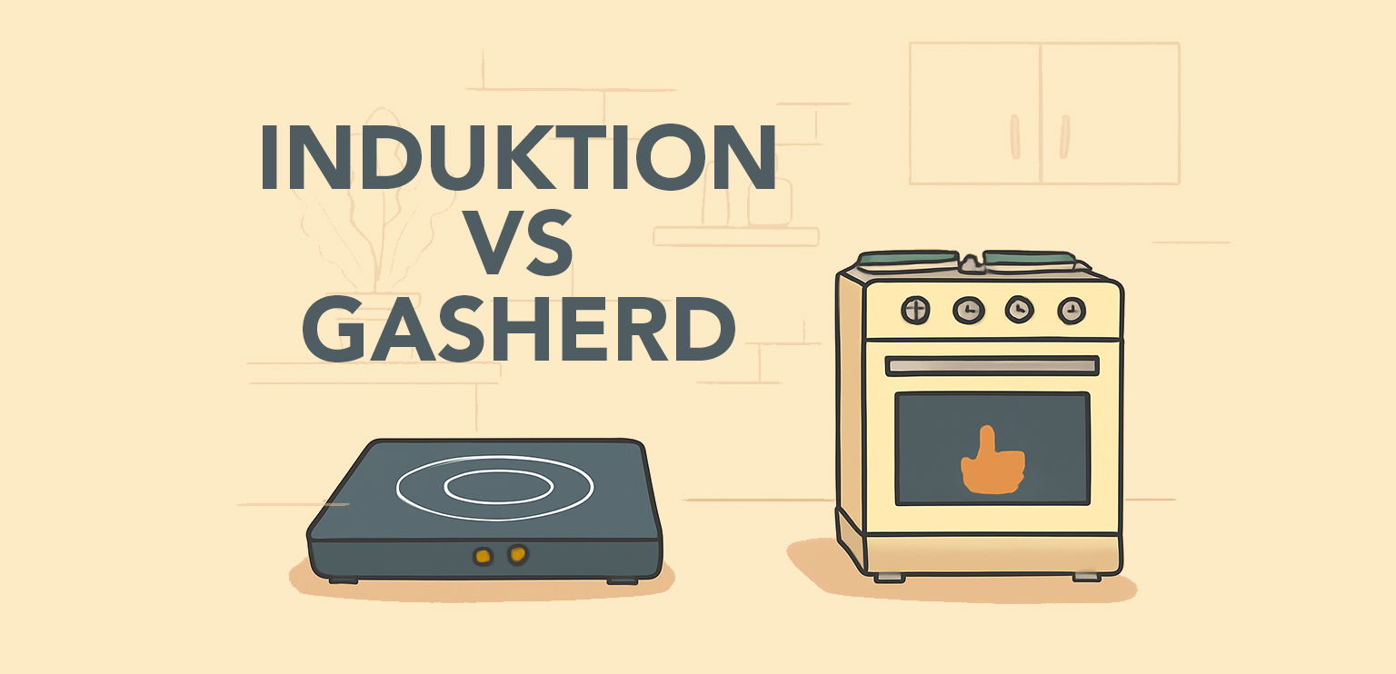 Induktionskochfeld vs. Gasherd: Worauf du achten solltest