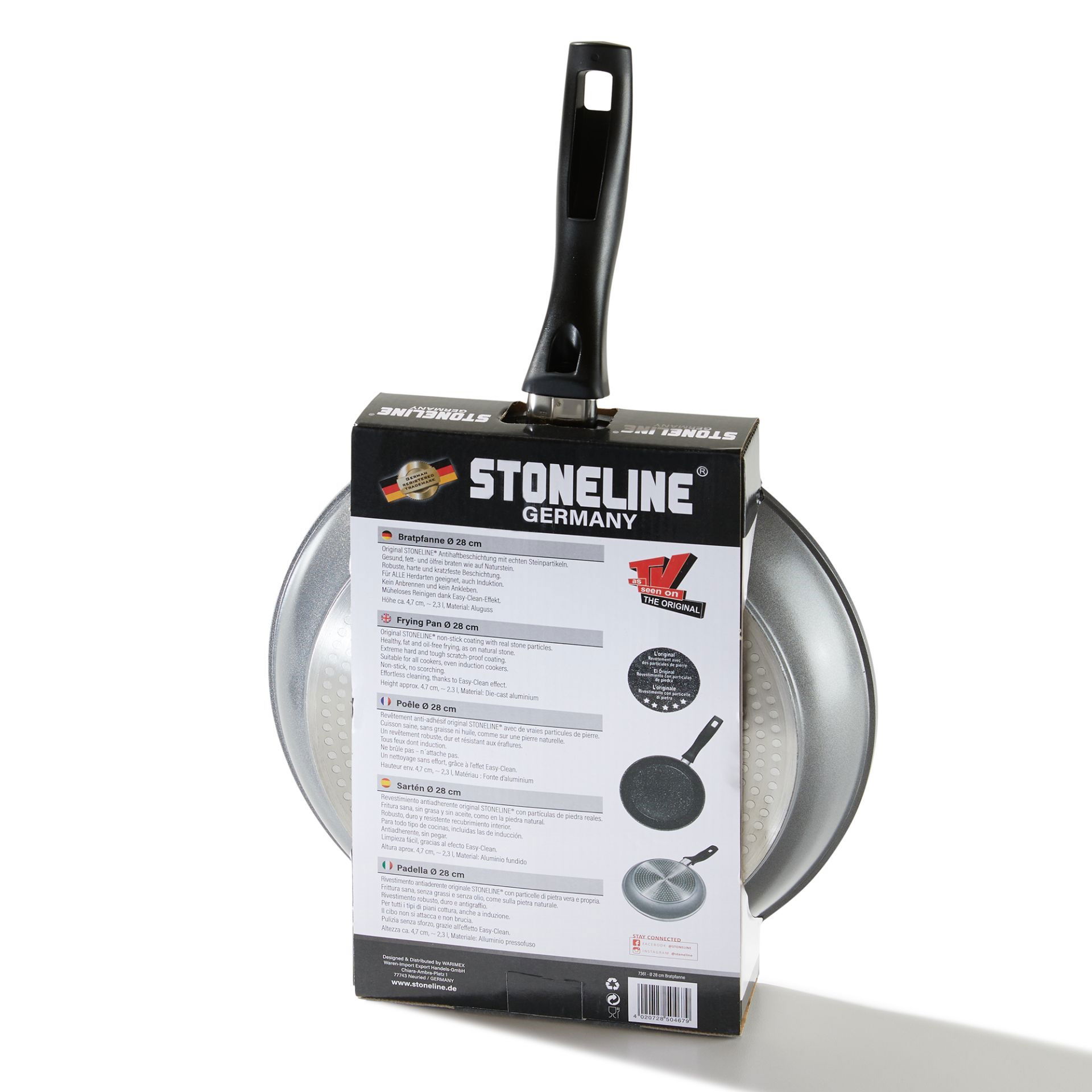 STONELINE® Poêle à frire 28 cm, Antiadhésive, Fonte d'aluminium