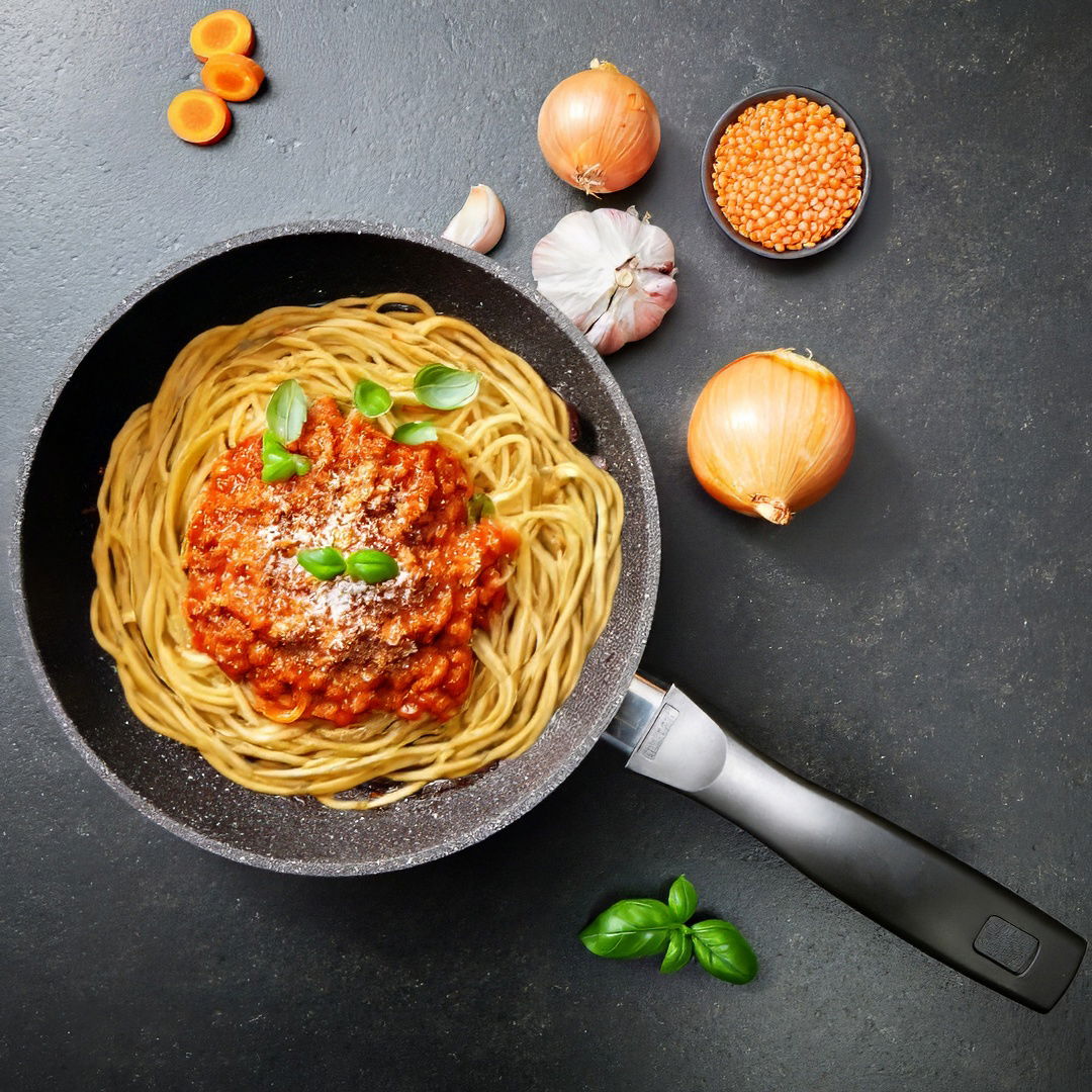 Vegane Spaghetti Bolognese mit Linsen – Einfaches & Herzhaftes Rezept🍝
