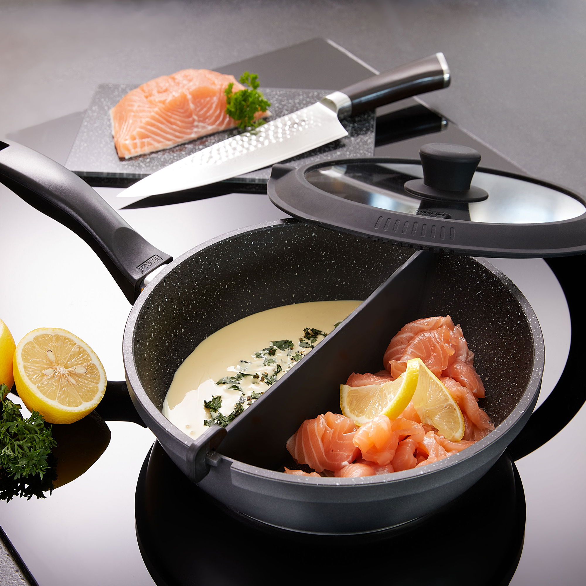 Einfaches Rezept: Lachs mit Zitronensauce und Reis Einfaches Rezept: Lachs mit Zitronensauce und Reis