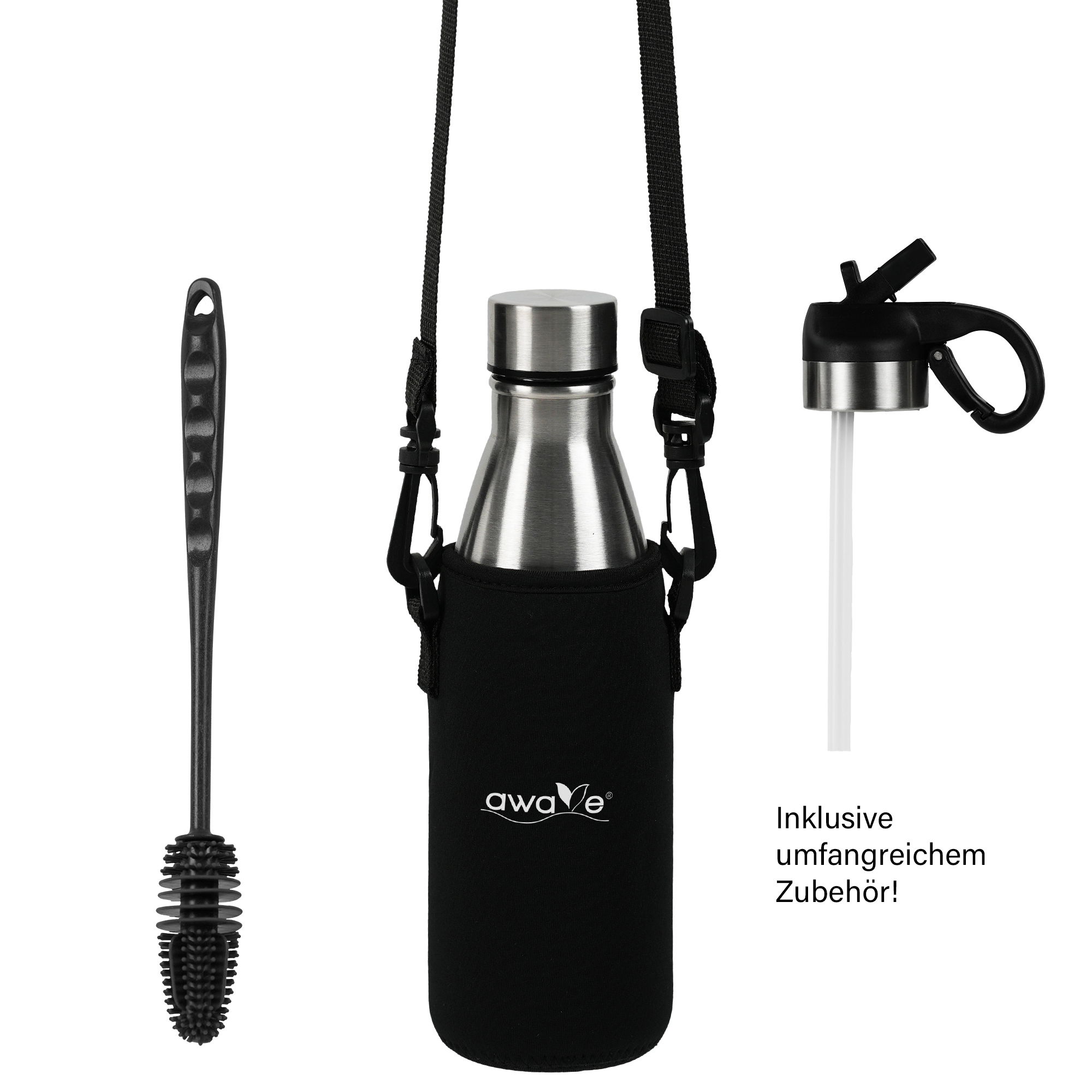 Gourde 350 ml | Acier inoxydable mat
