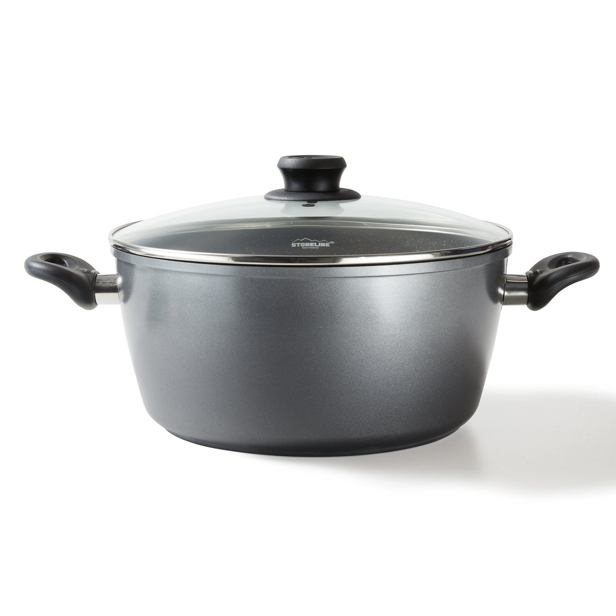 STONELINE® XXXL Cooking Pot 32 cm, with Lid, Large Non-Stick Pot | CLASSIC