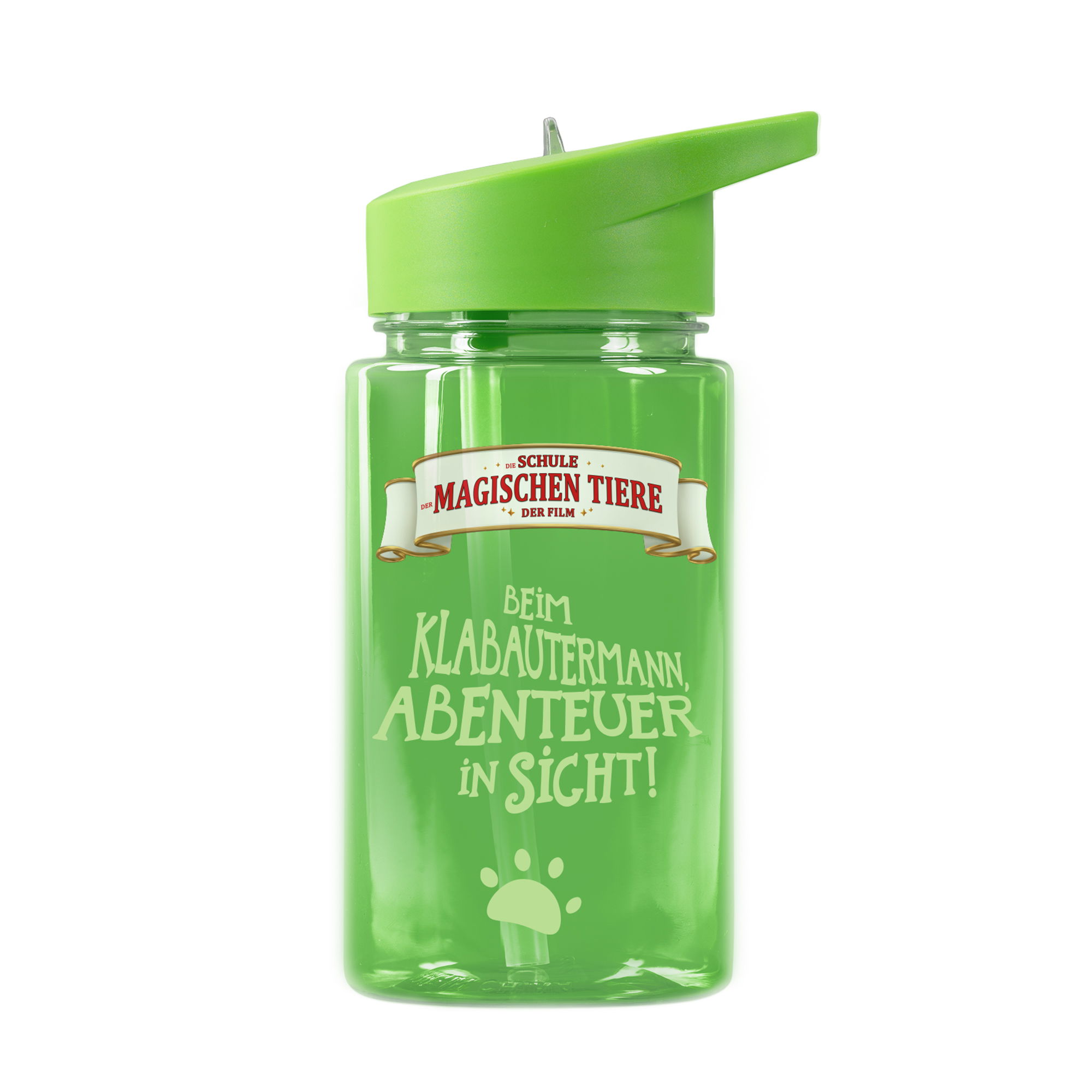 The School of Magical Animals Water Bottle 400 ml rPET | Green, Henrietta