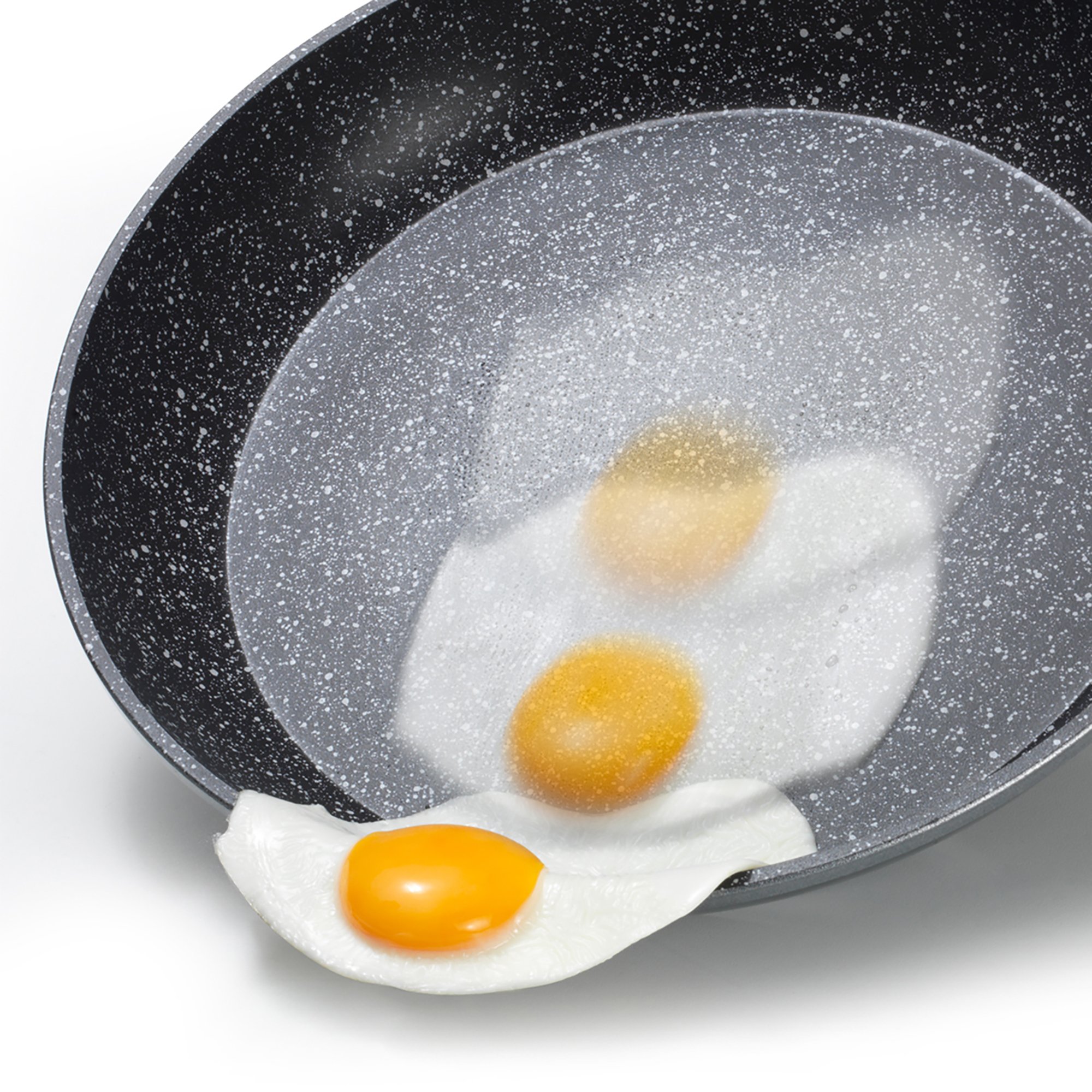 STONELINE® Frying Pan 24 cm with Removable Divider Separator, with Lid