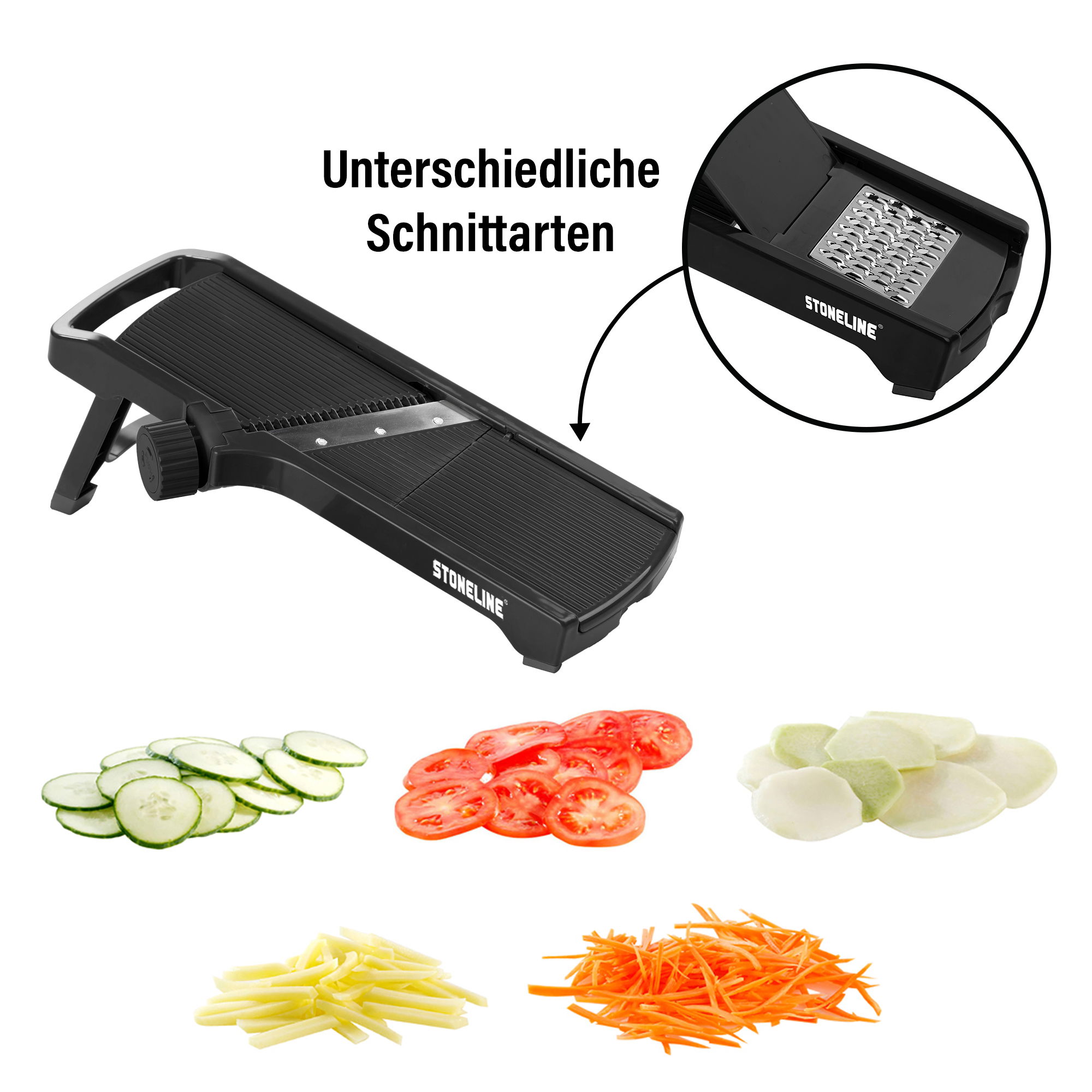 Set de râpes à légumes et hachoirs multifonctions STONELINE®