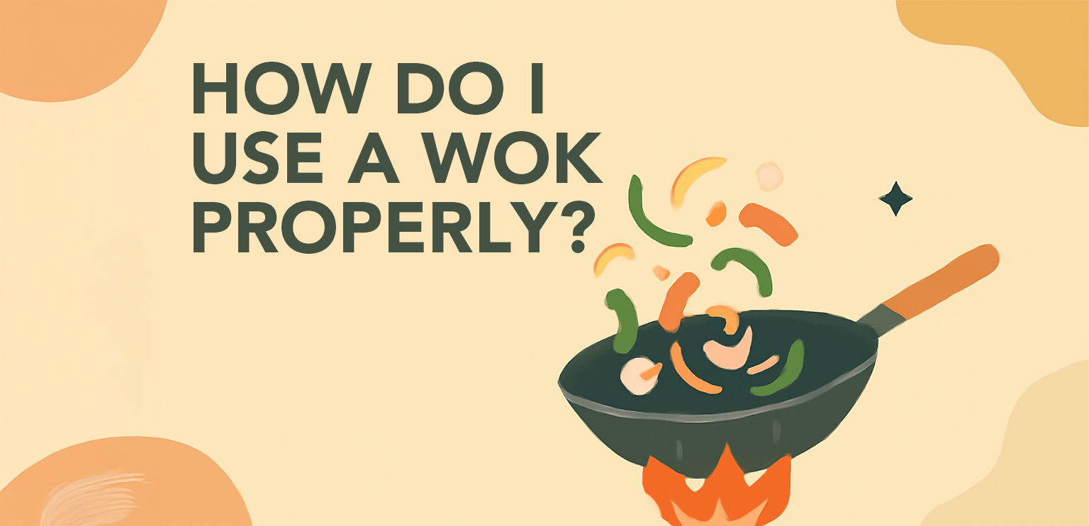 How to use a wok properly - tips for beginners