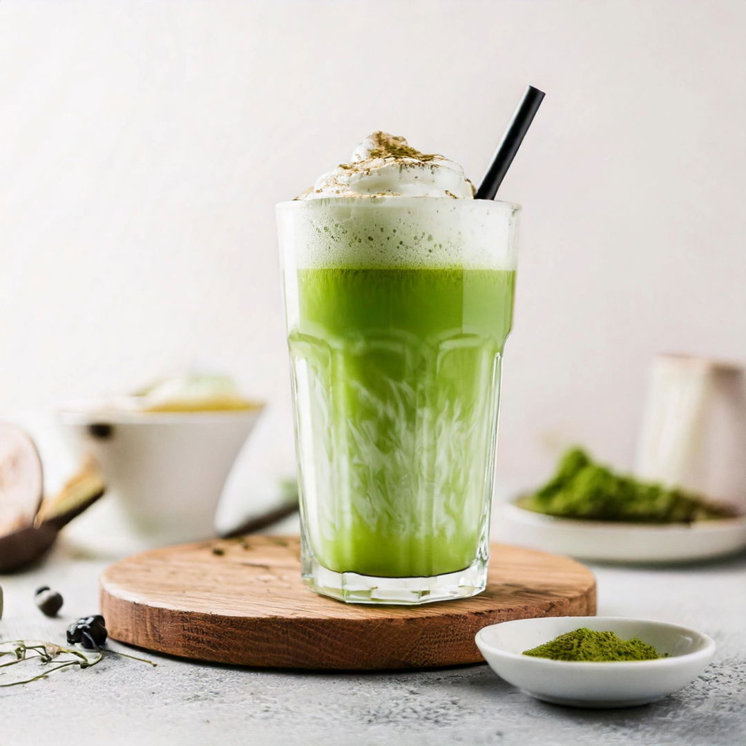 Iced Matcha Latte – Refrescante y lleno de energía