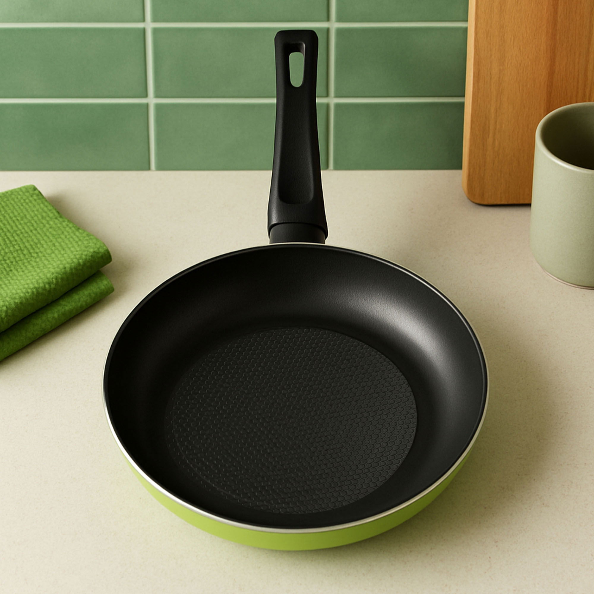 Sartén 24 cm Verde | sin Tapa