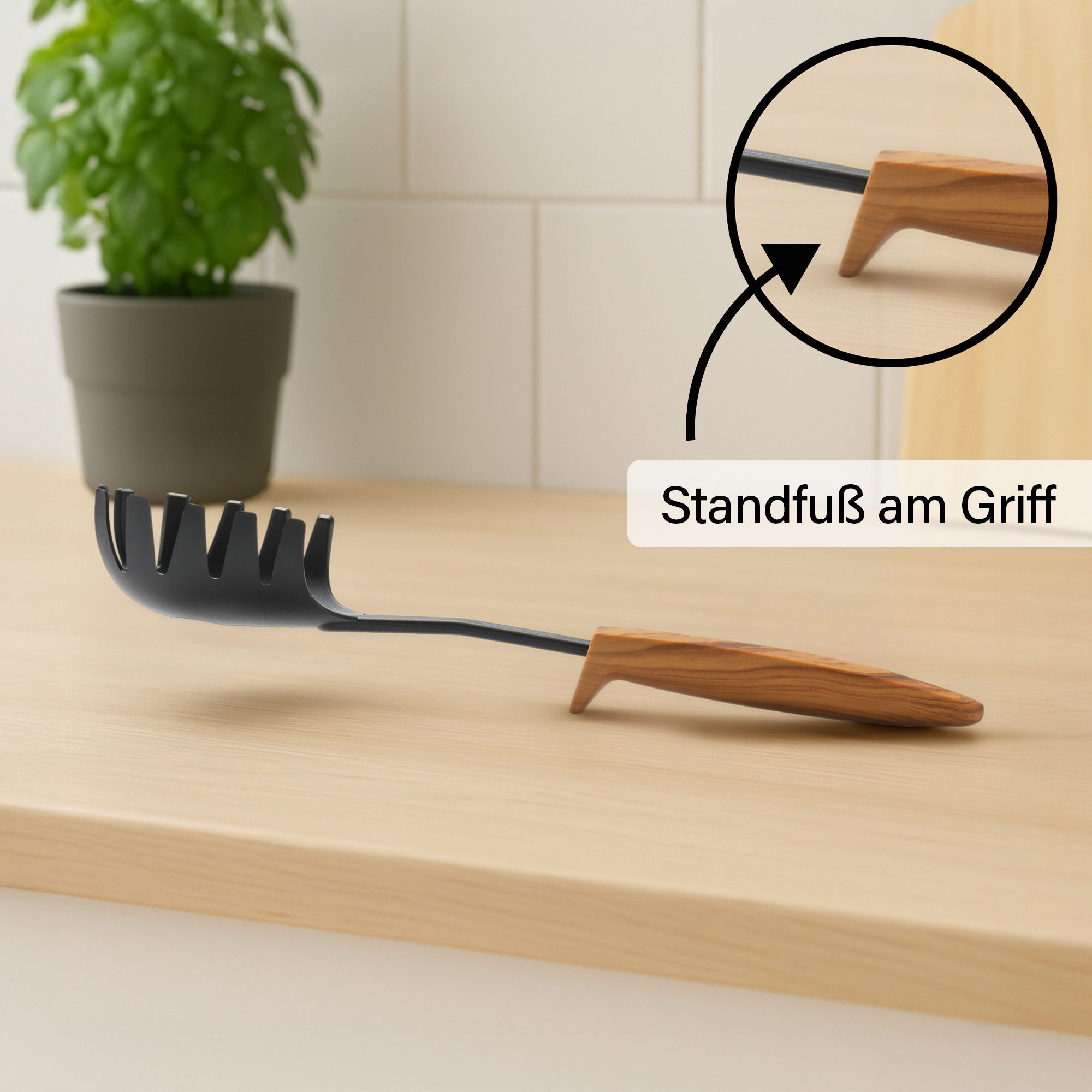 Utensili da Cucina Set 9 Pezzi | Effetto Legno