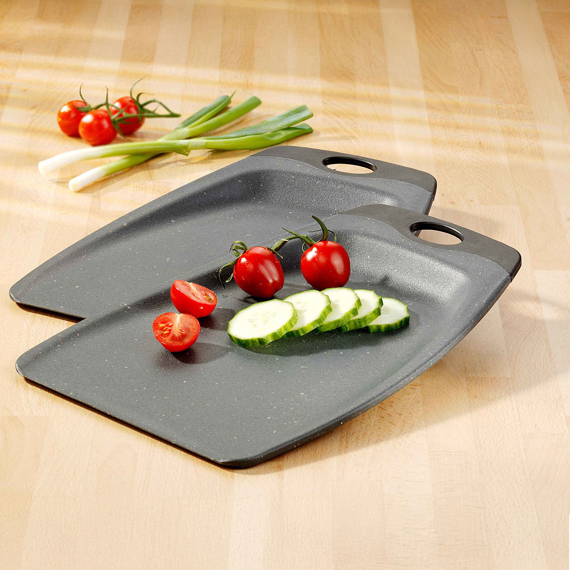 Tagliere da Cucina a Forma di Paletta 32x23 cm Set 2 Pezzi