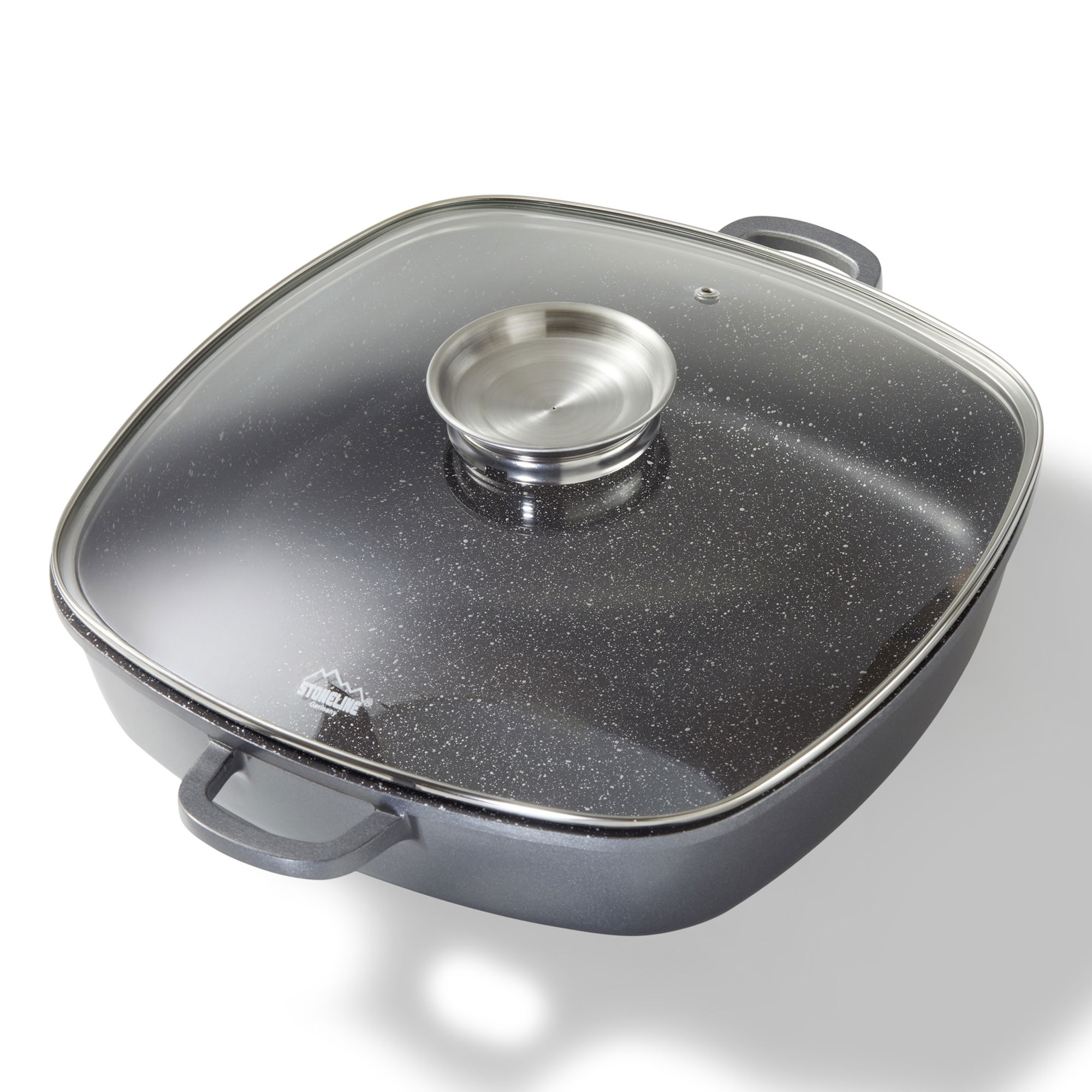 Square Serving Pan 32 cm | with Lid