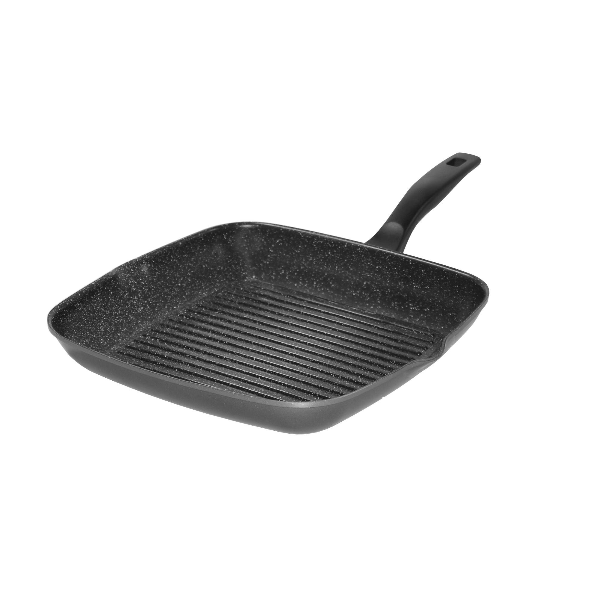 STONELINE® Grillpfanne 28 x 28 cm, mit 2 Ausgüssen, Made in Germany