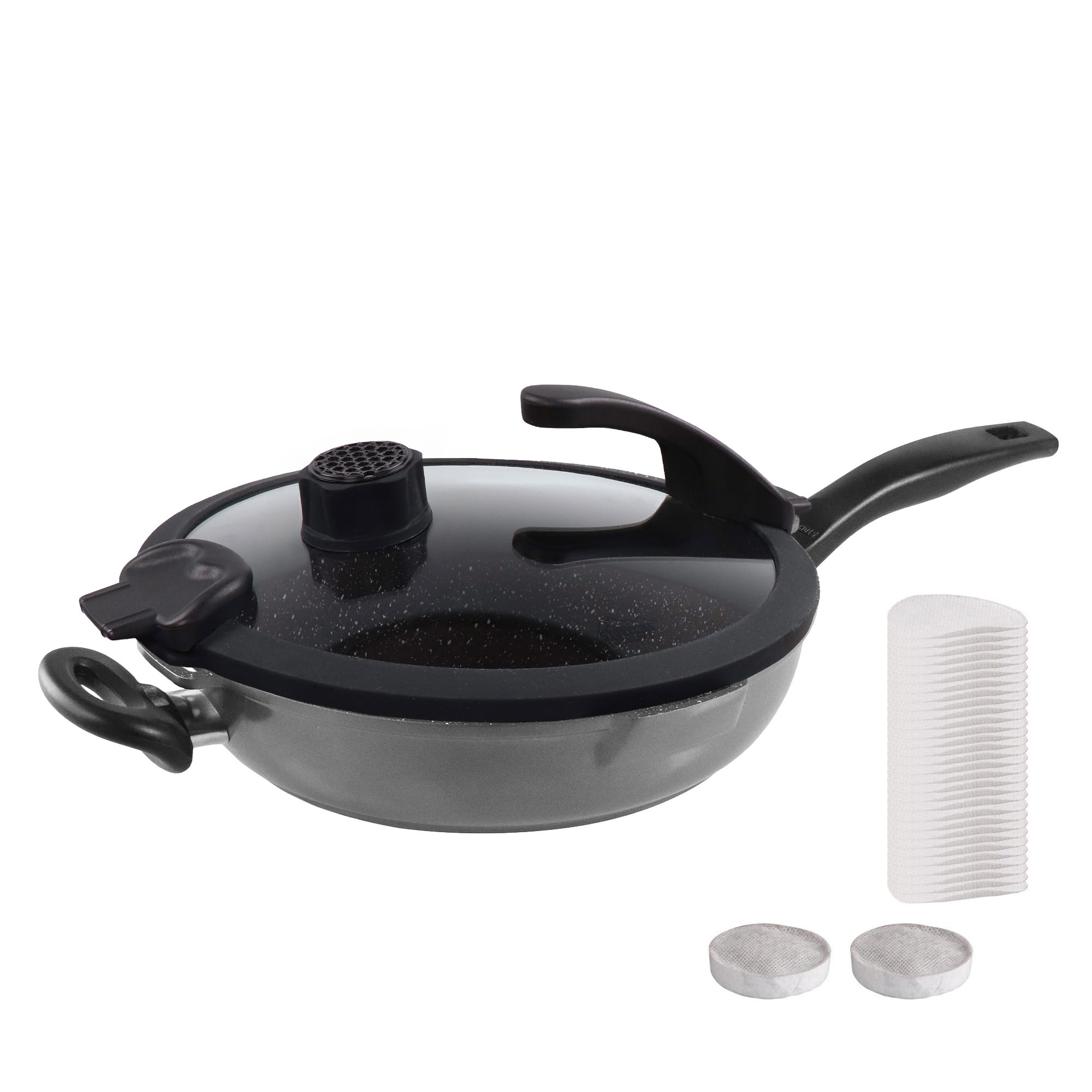 Deep Frying Pan 28 cm | with Lid