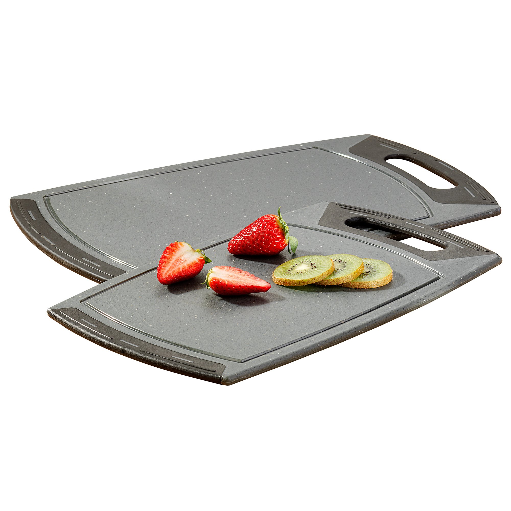 STONELINE® 2 pc Cutting Board Set, Non-Slip Chopping Board with Juice Groove