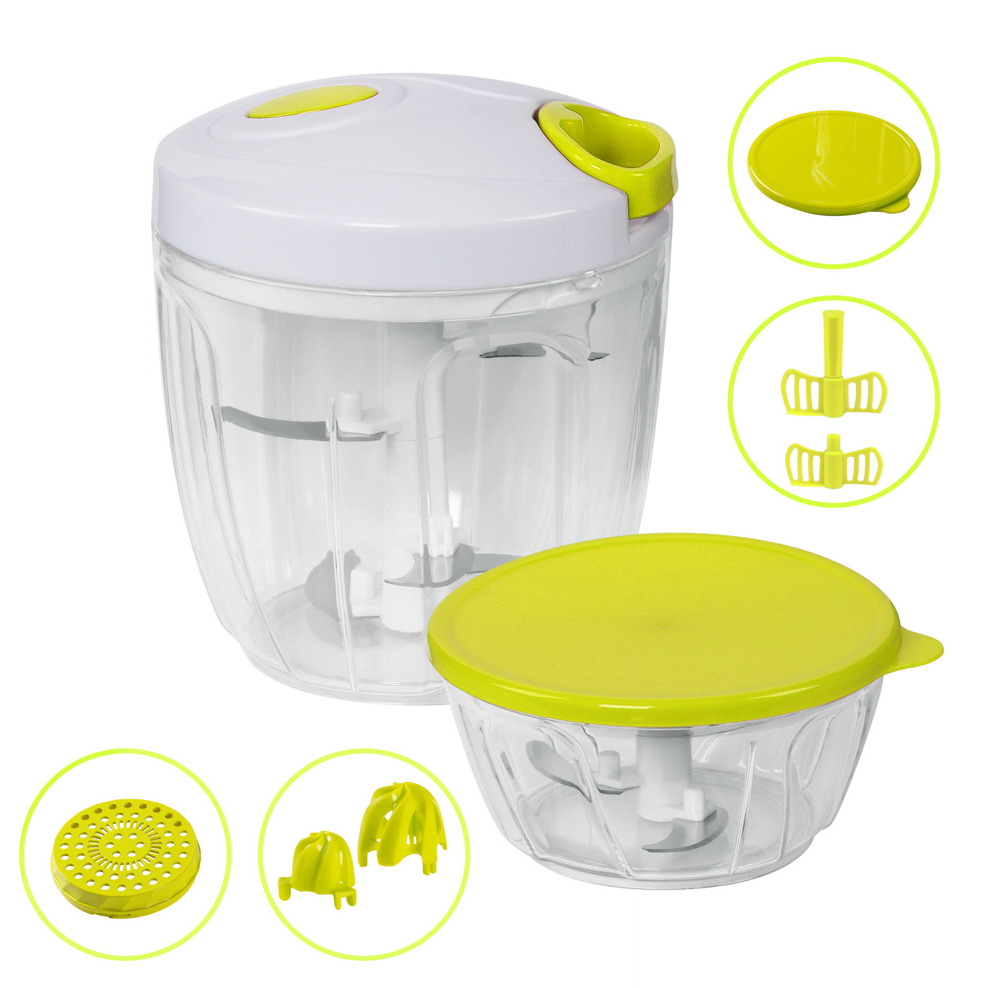 STONELINE® Set di tritatutto multipli, 9 pezzi, verde