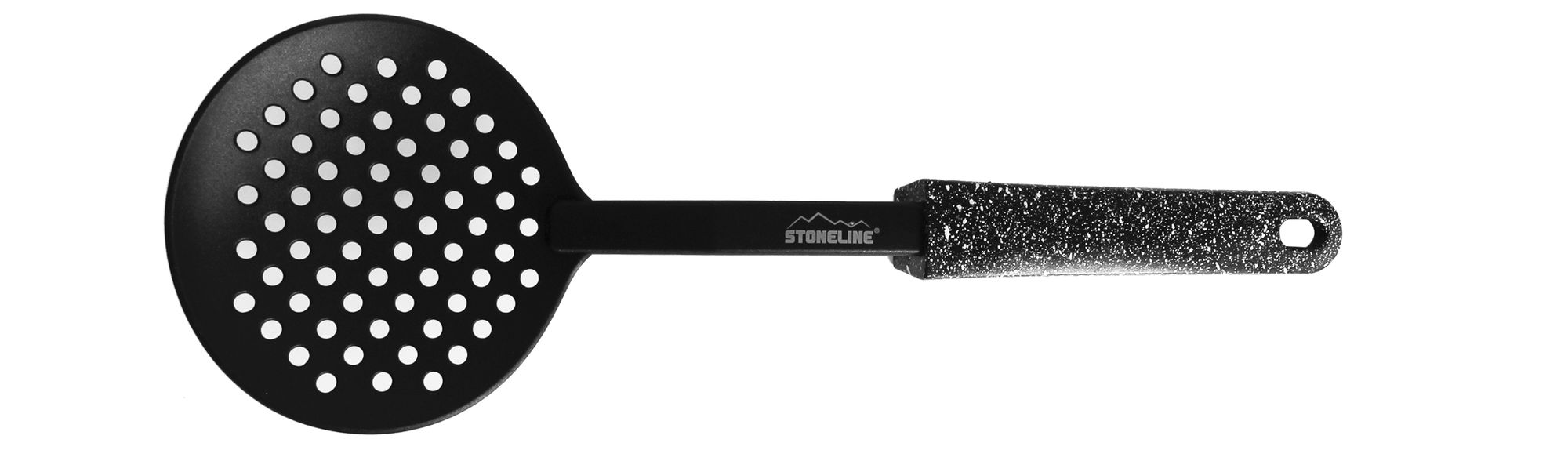 STONELINE® Skimmer Strainer Spoon 34 cm, Heat Resistant Nylon, for Non-Stick Cookware