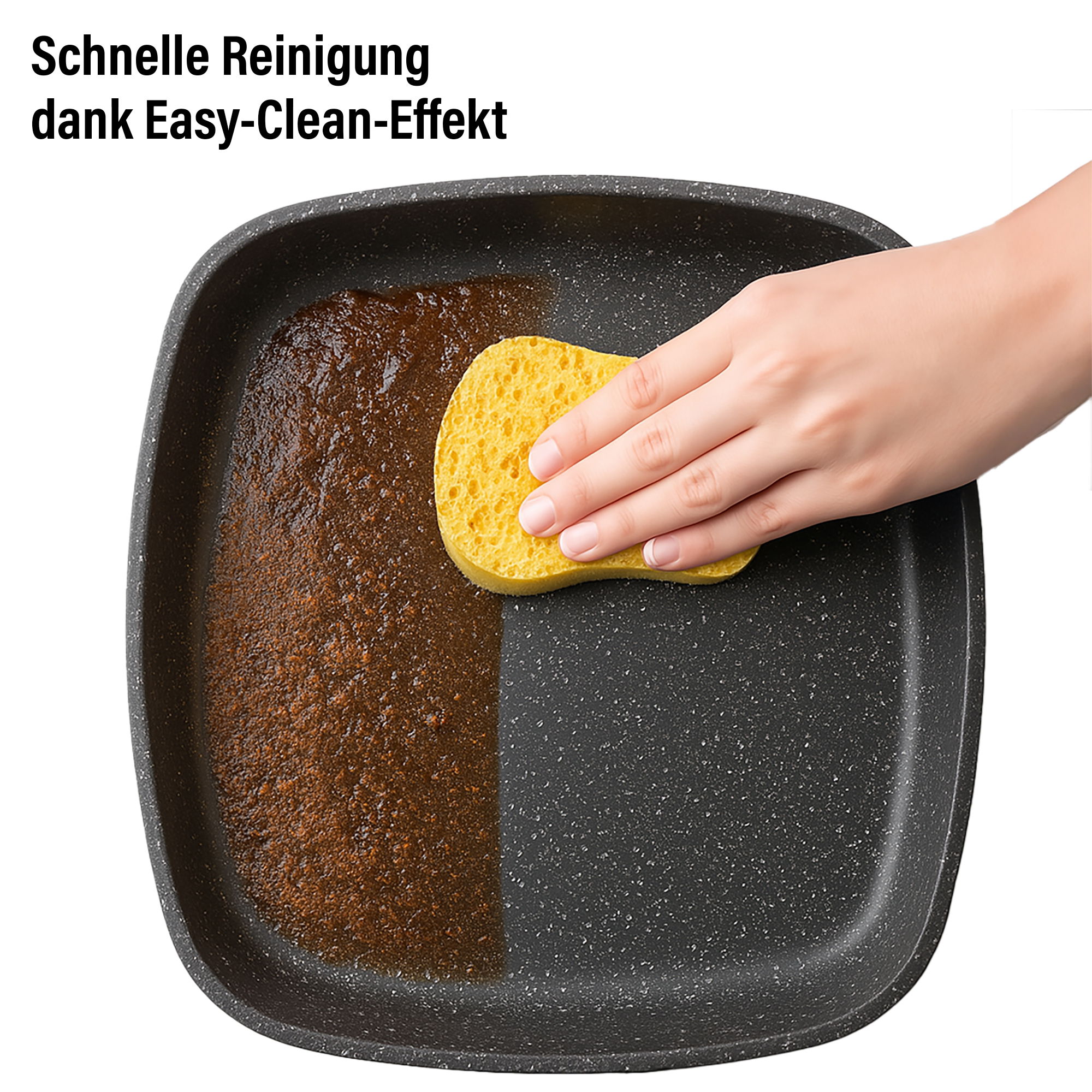 BBQ Griddle Pan 16 cm | without Lid - Grey