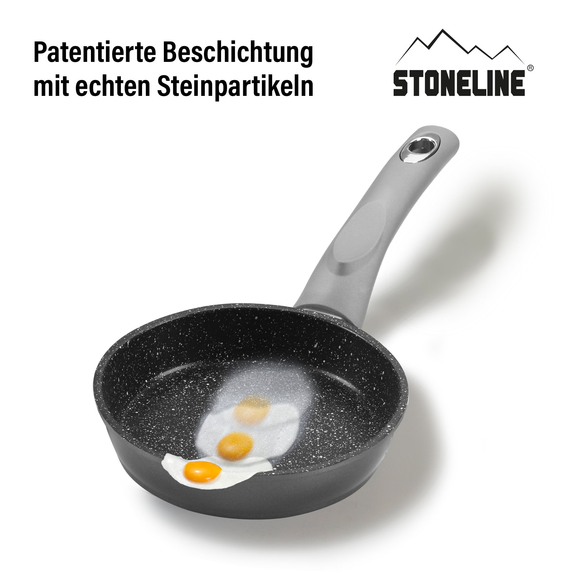 STONELINE® Gourmundo sartén 14 cm, sartén antiadherente para tortillas, apta para inducción