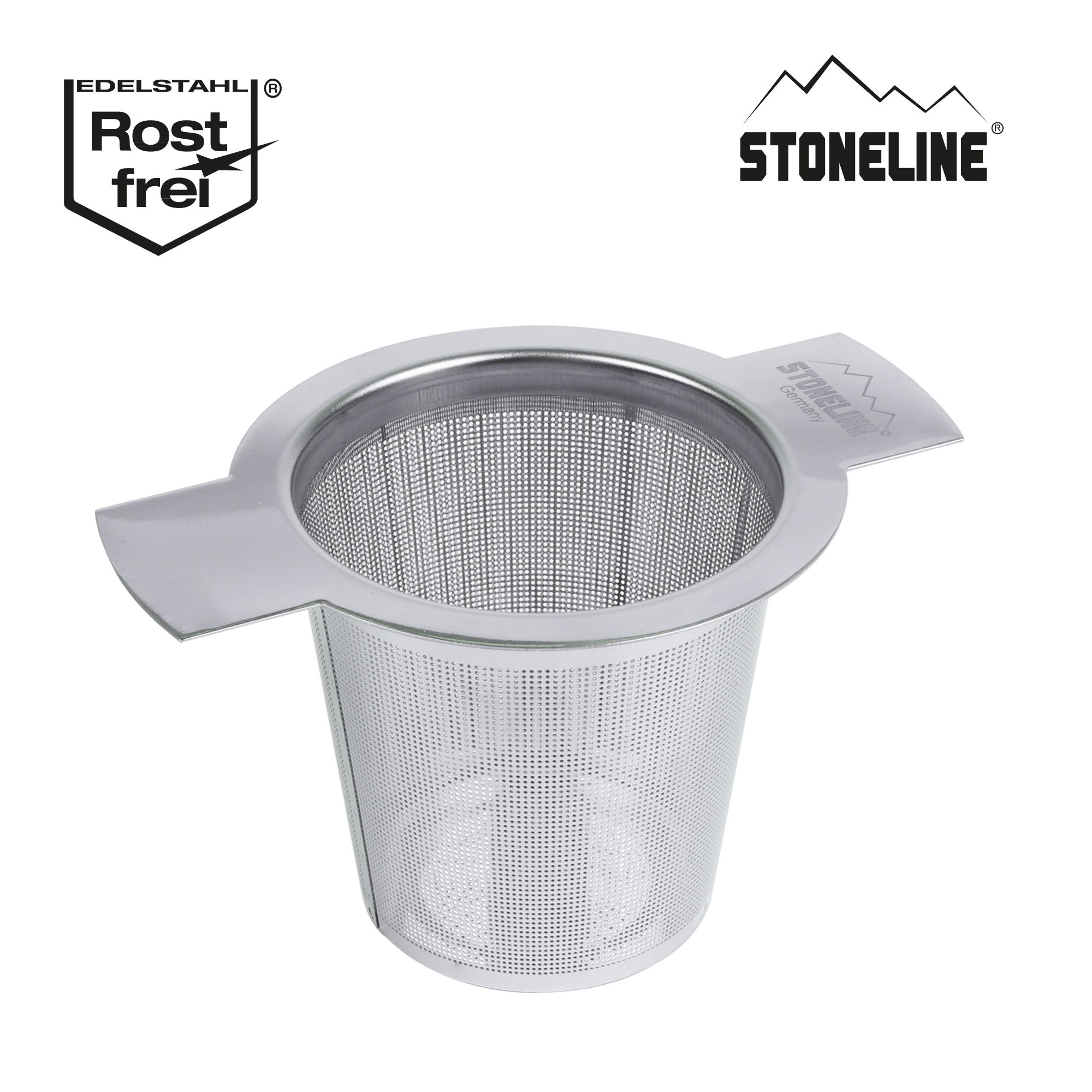 STONELINE® Passoire à thé, Filtre à thé réutilisable en acier inoxydable