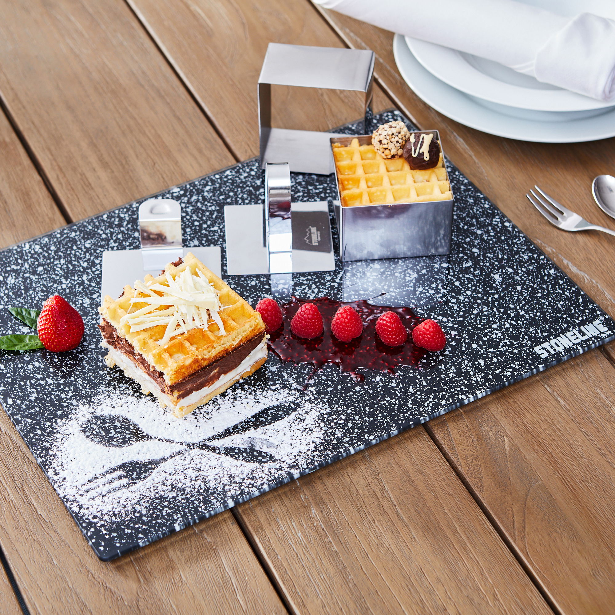 Coppapasta Quadrato Set 8 Pezzi | Acciaio Inox
