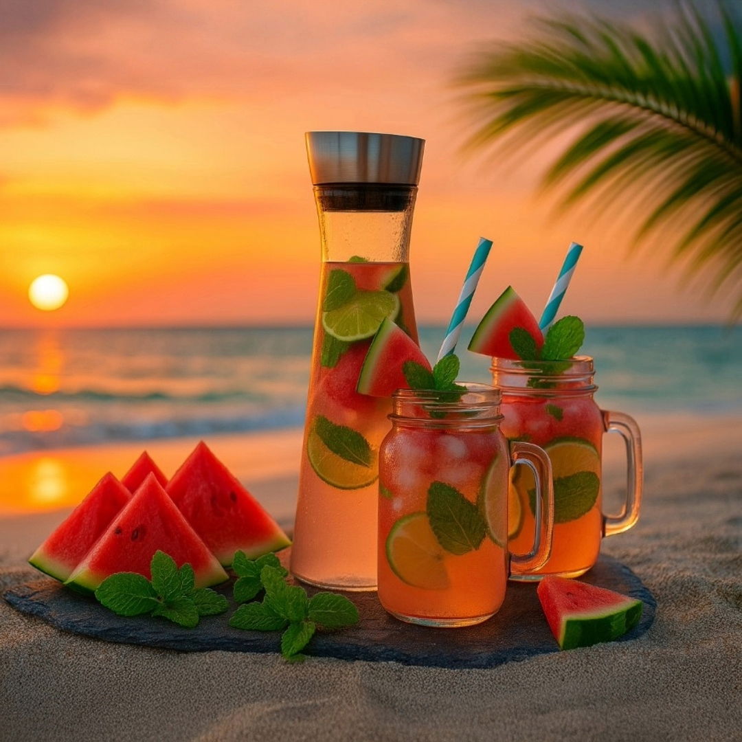 Limonada de sandía y menta casera – ¡La bebida refrescante del verano!