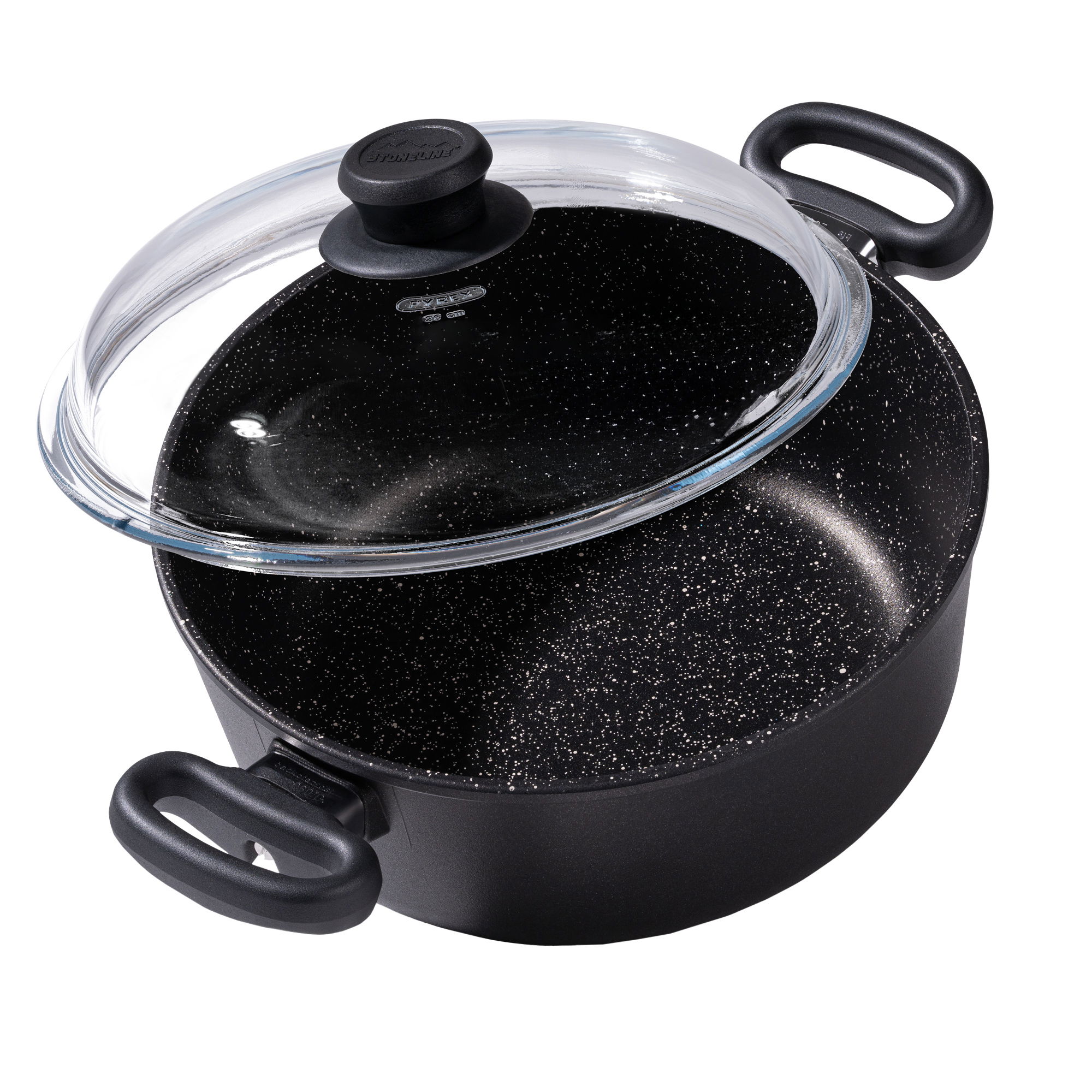 Olla 24 cm | con Tapa - Negro