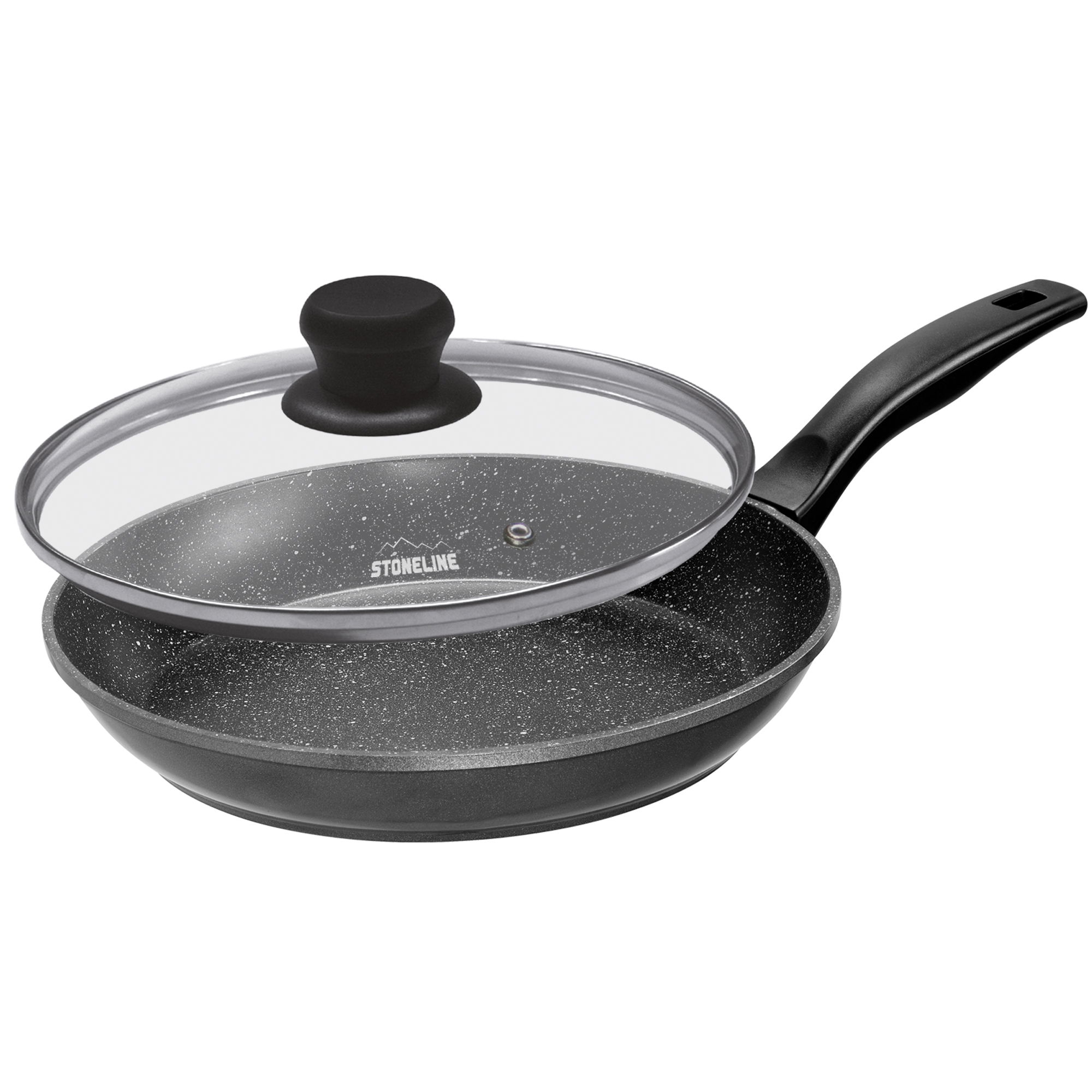 STONELINE® Frying Pan 26 cm, with Lid, Non-Stick Pan | CLASSIC