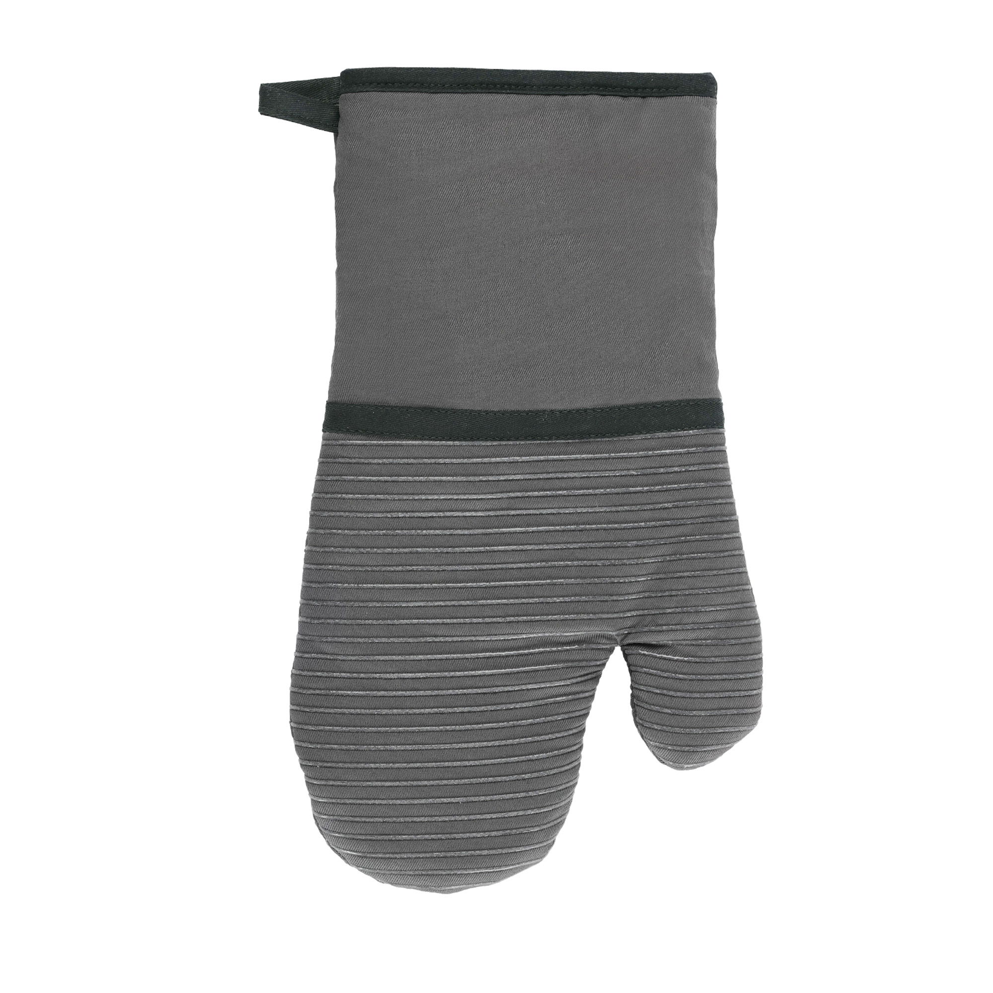 Gant de cuisine, gris-noir
