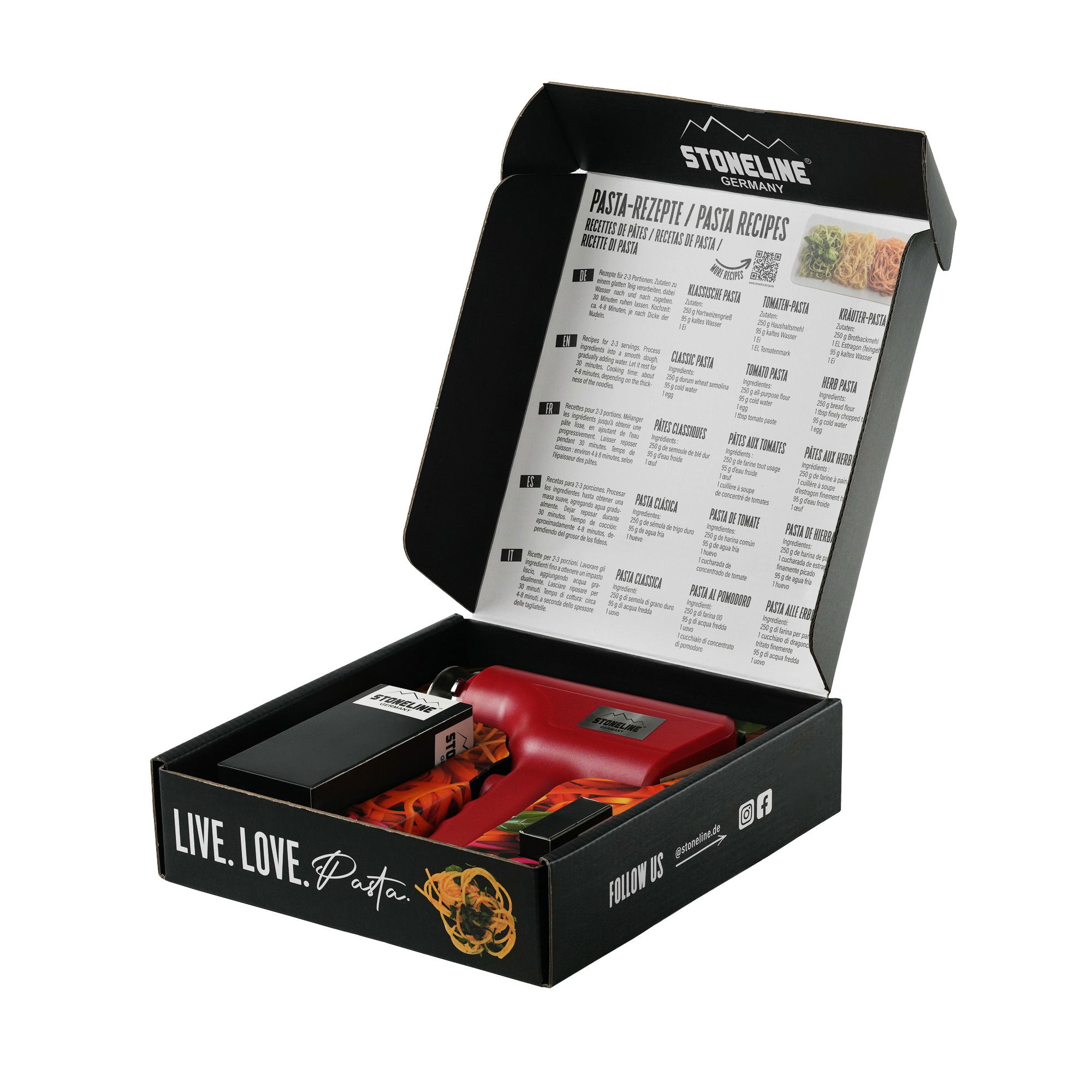 Macchina per Pasta Elettrica | Rosso