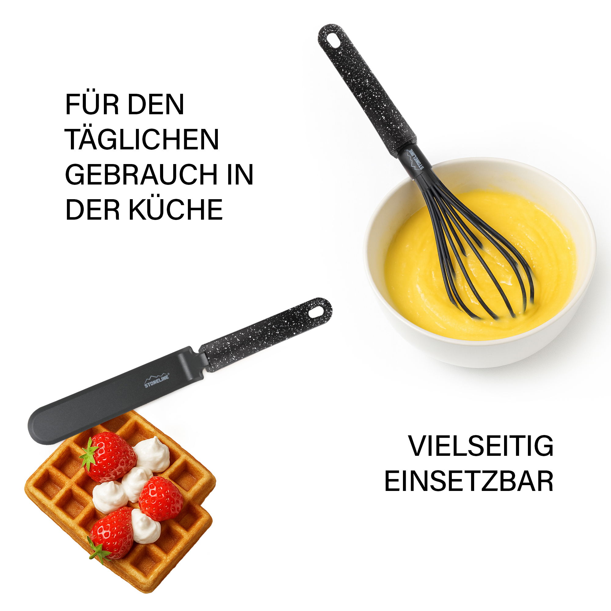 Utensili da Cucina Set 9 Pezzi | Nero