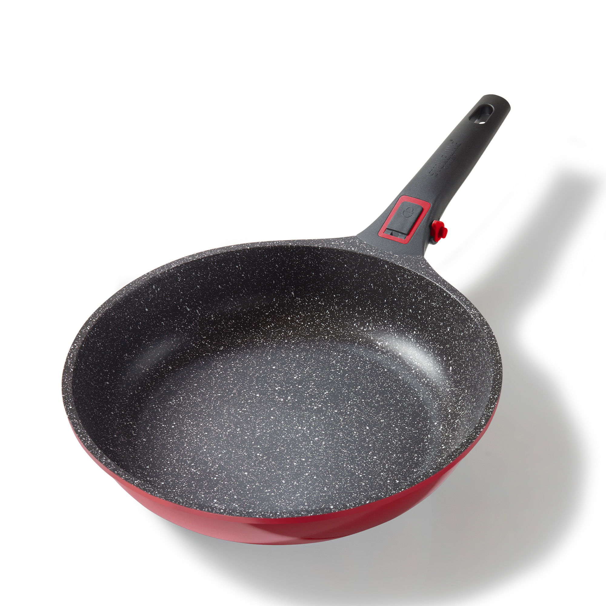 STONELINE® Imagination PLUS Bratpfanne 28 cm, rot, abnehmbarer 