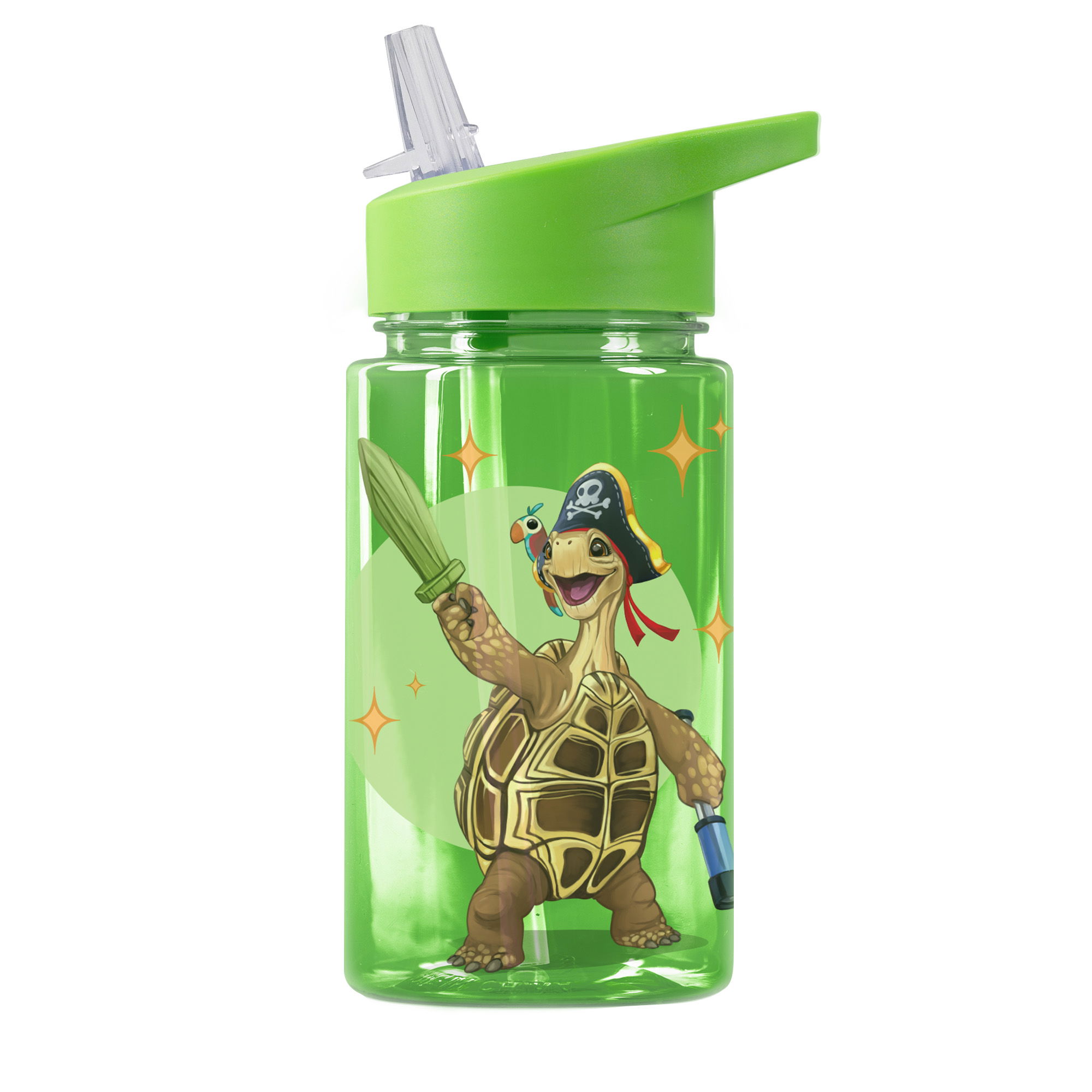 The School of Magical Animals Water Bottle 400 ml rPET | Green, Henrietta