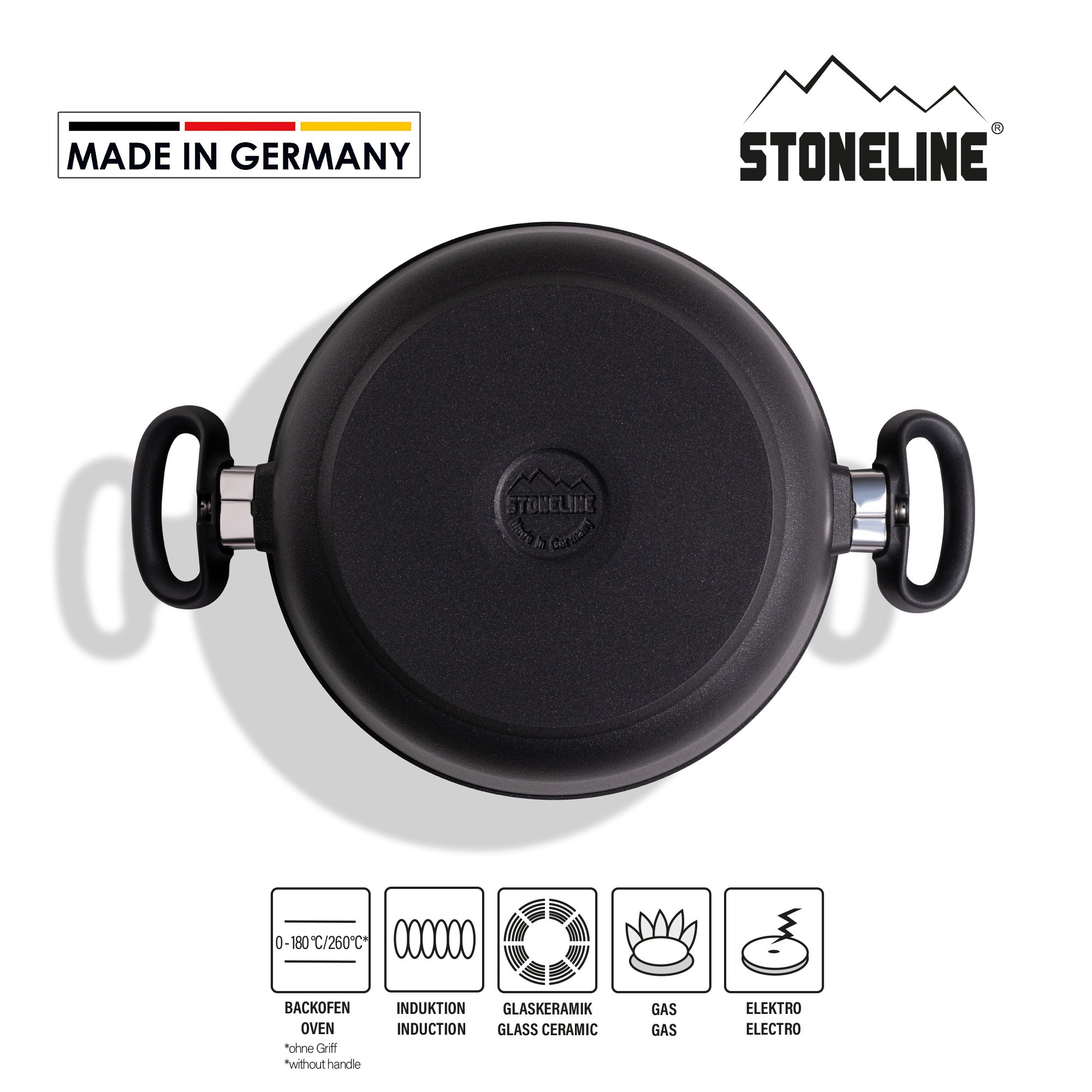 STONELINE® Pentola 24 cm MADE IN GERMANY