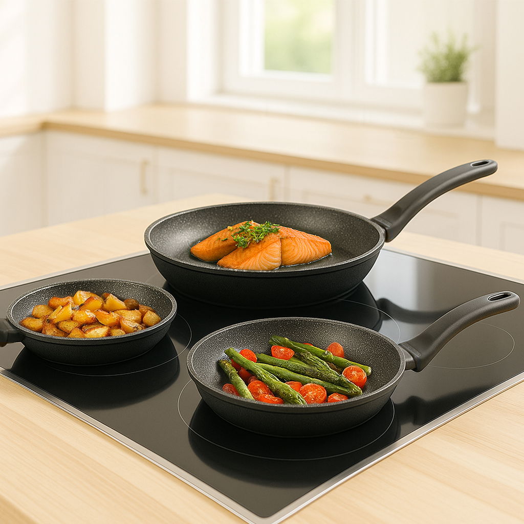 Pfannen-Set 3-teilig 20/24/28 | ohne Deckel