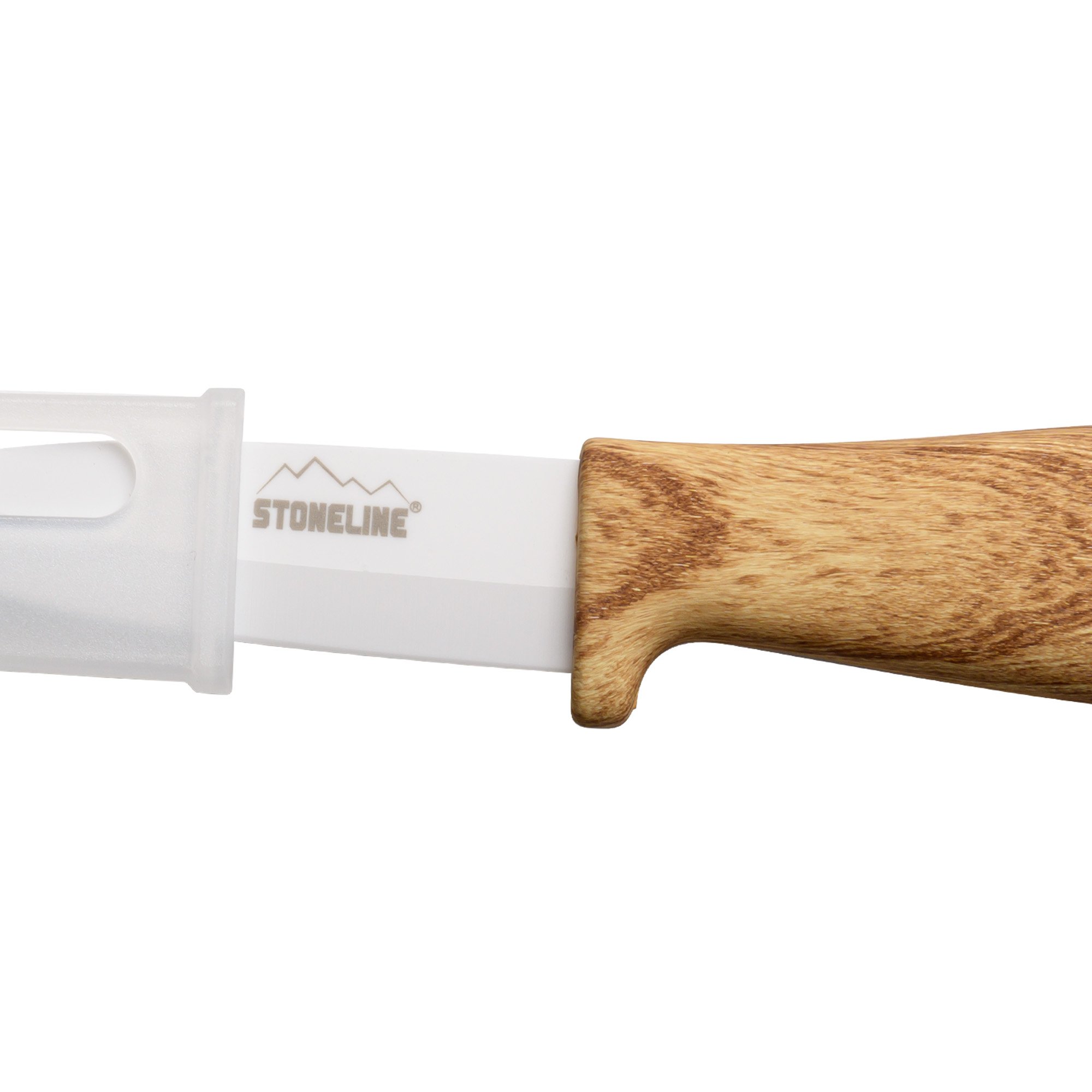 STONELINE® CERAMIC Knife 18 cm Kitchen Knife, Safety Sheath | Back to Nature