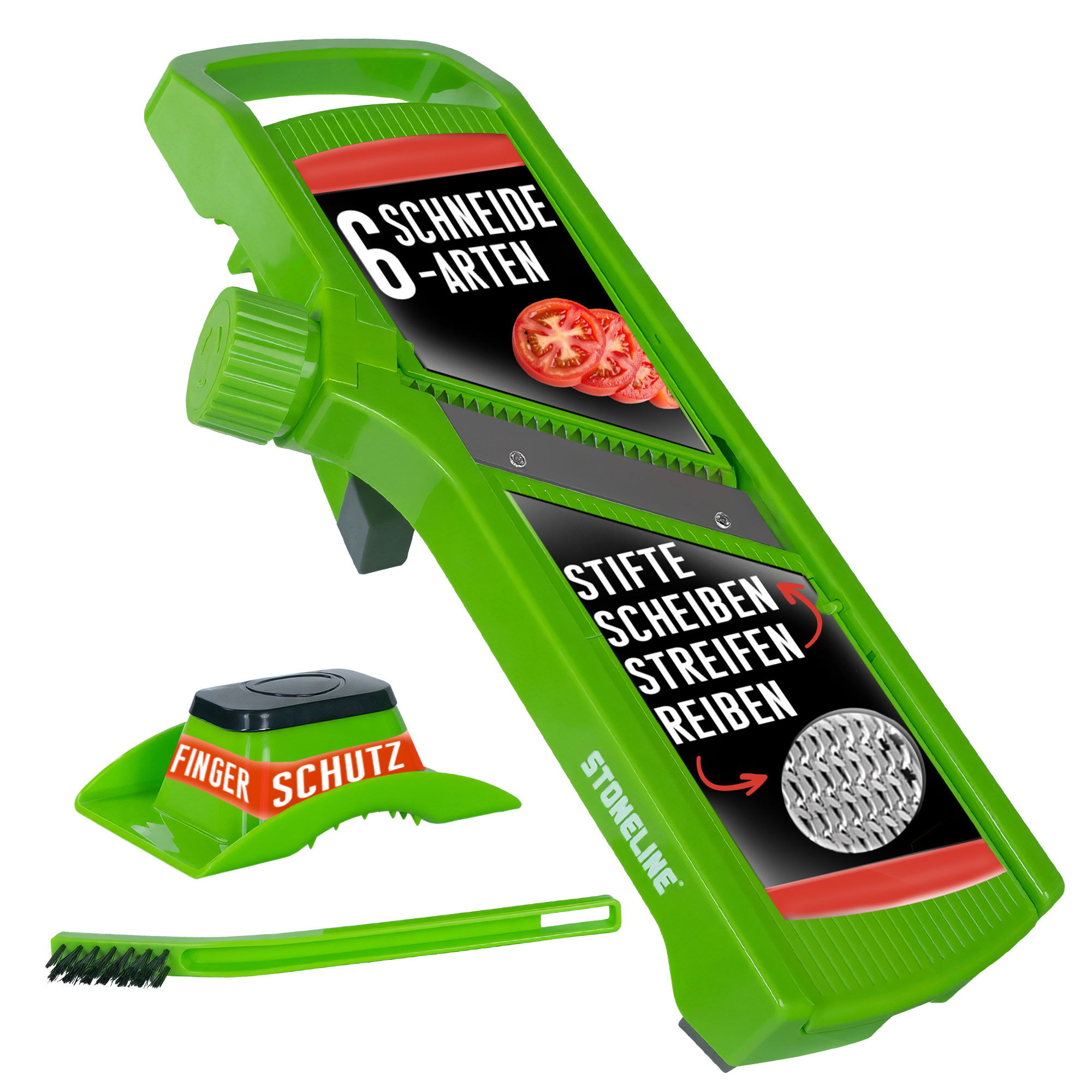 Adjustable Mandoline Slicer Set of 3 | Green