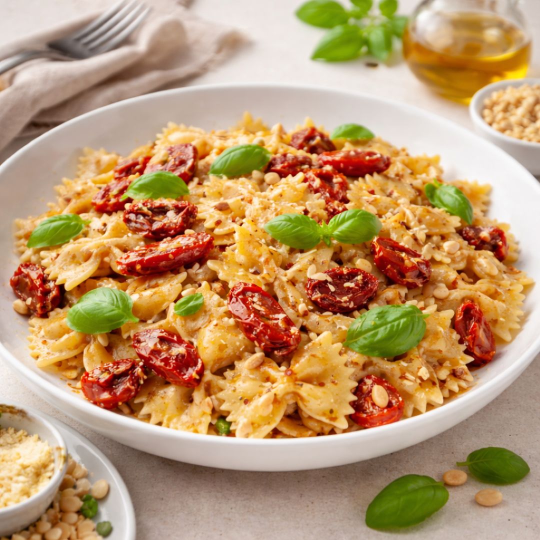 Farfalle Garlic-And-Oil Recipe