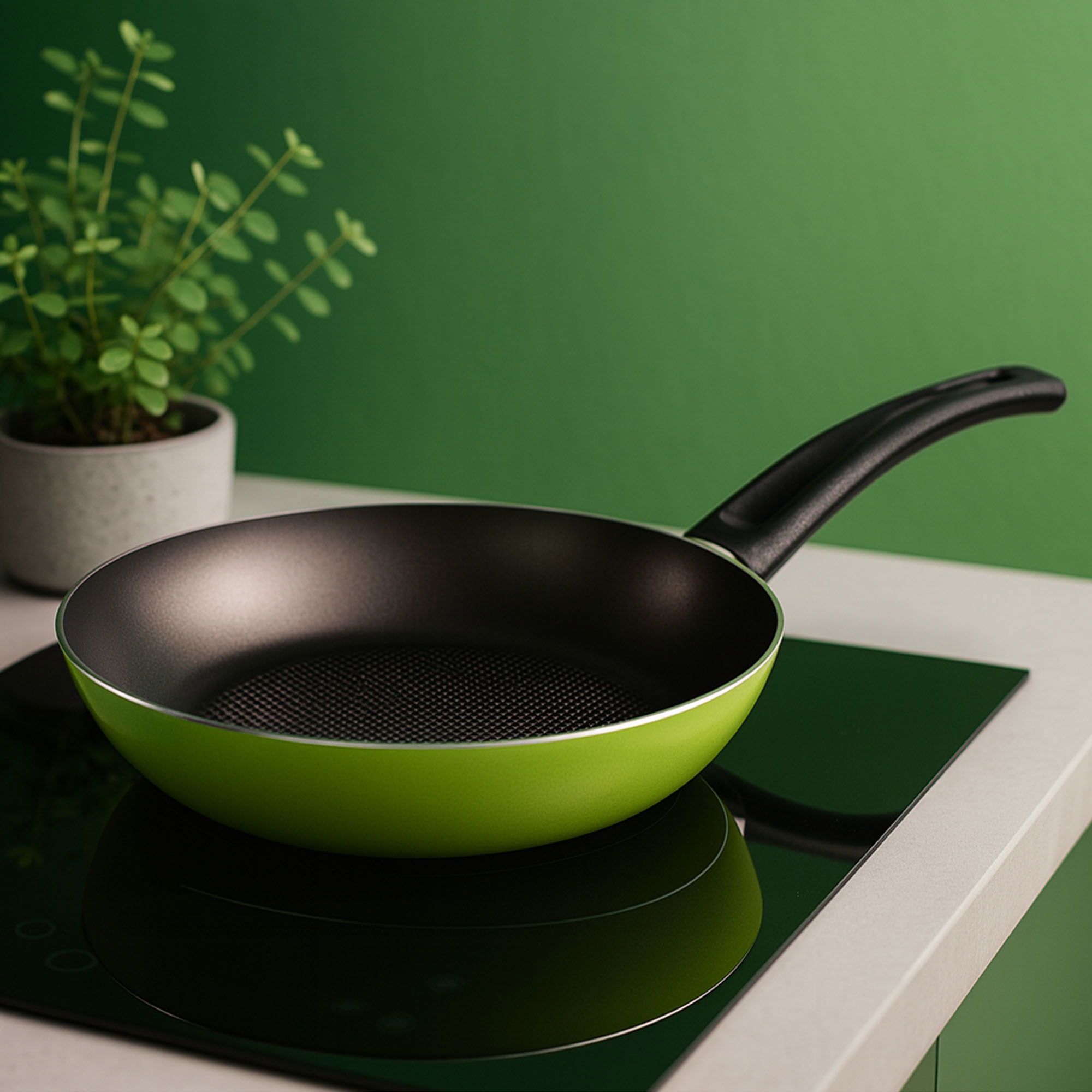 Sartén 24 cm Verde | sin Tapa