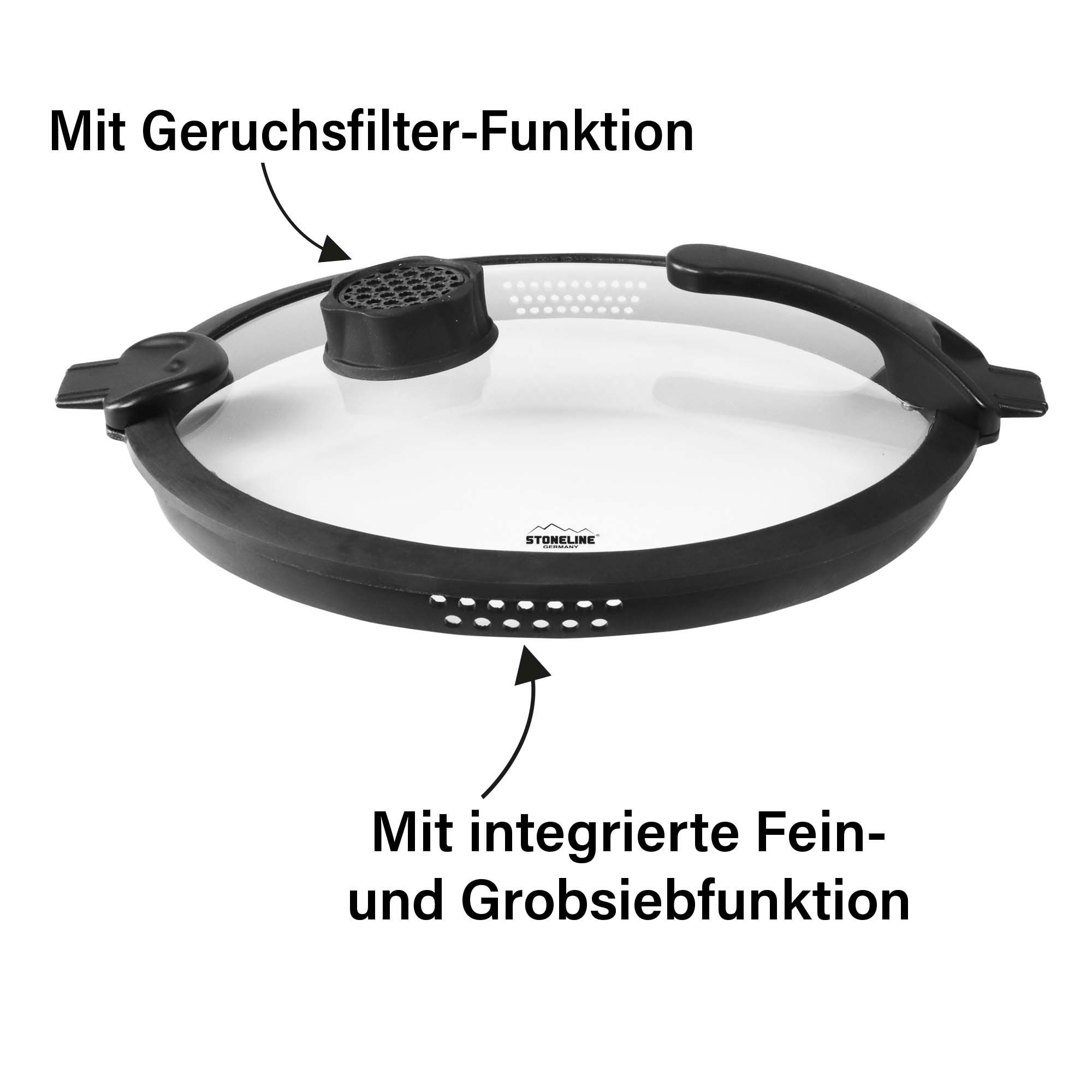 Deep Frying Pan 28 cm | with Lid