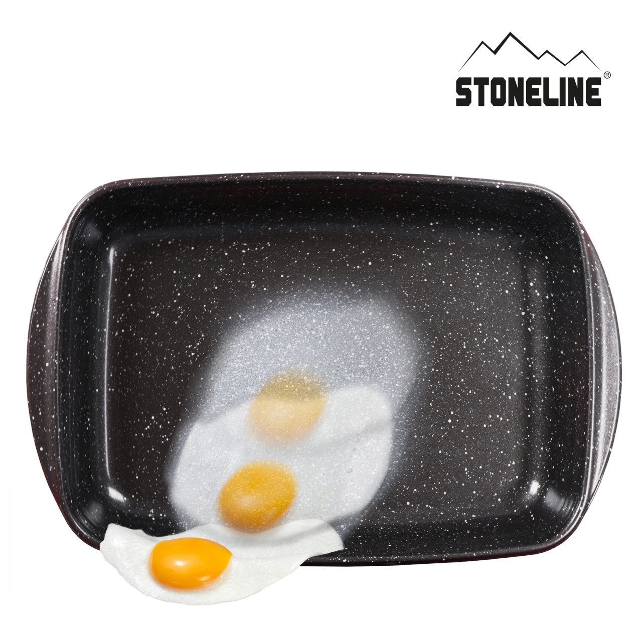 STONELINE® 4 pc Rectangular Baking Dish Set | Non-Stick Borosilicate Glass Oven Dish