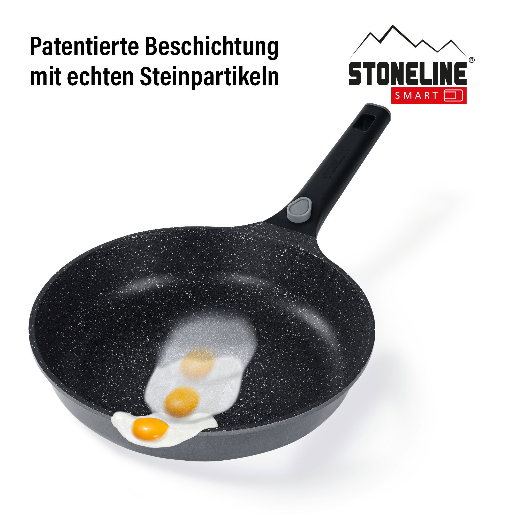 Batterie de cuisine 8 pièces 18/20/24 Poignée amovible | avec couvercles