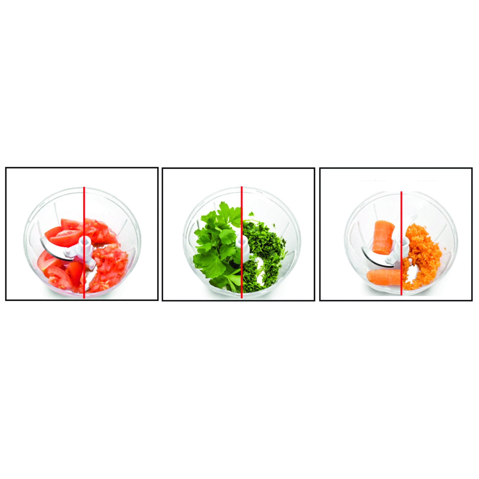STONELINE® 9 pc Manual Food Chopper Set, Pull String | Cut, Stir, Whip, Mix | green