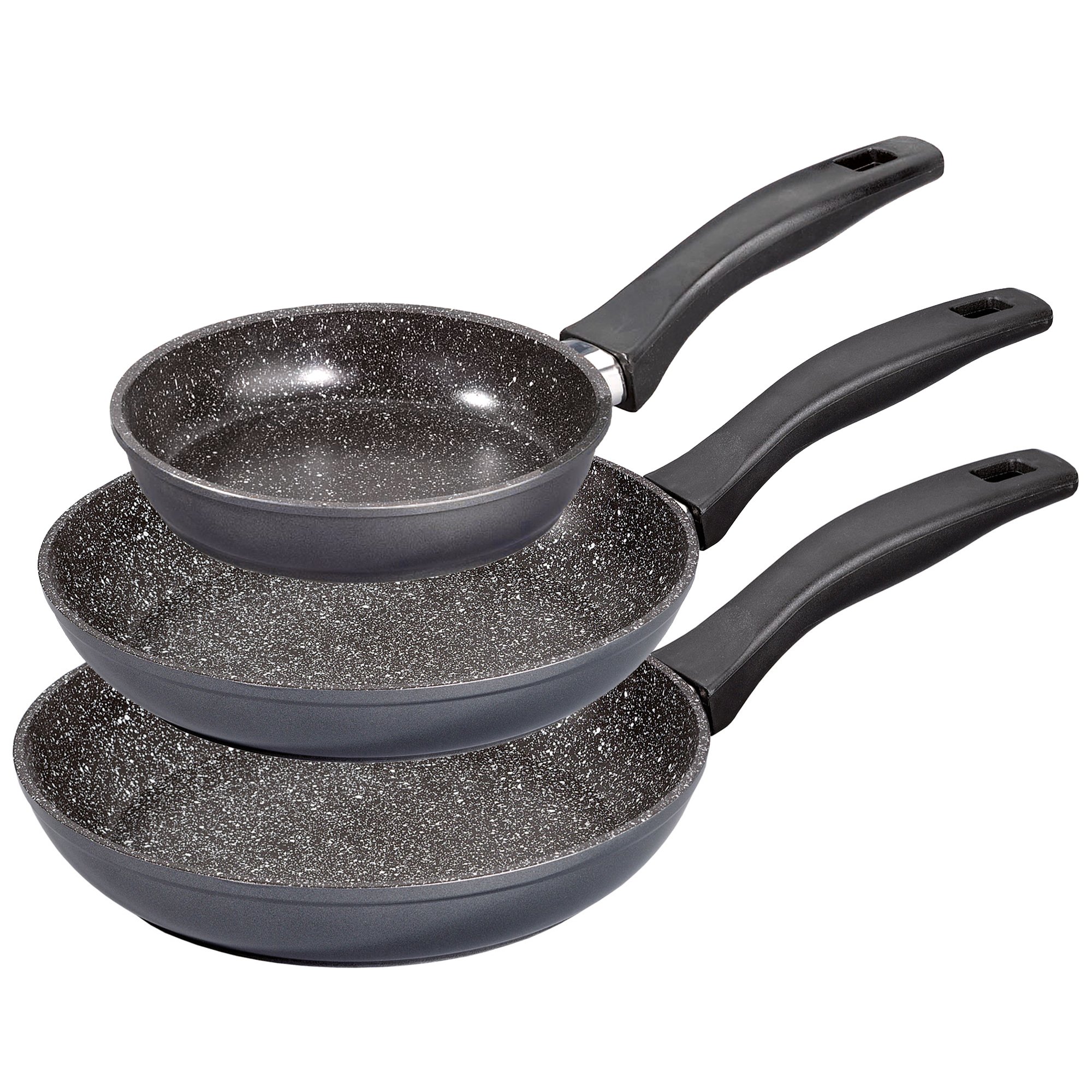 STONELINE® 3 pc Frying Pan Set 16/20/24 cm, Non-Stick Pan | CLASSIC